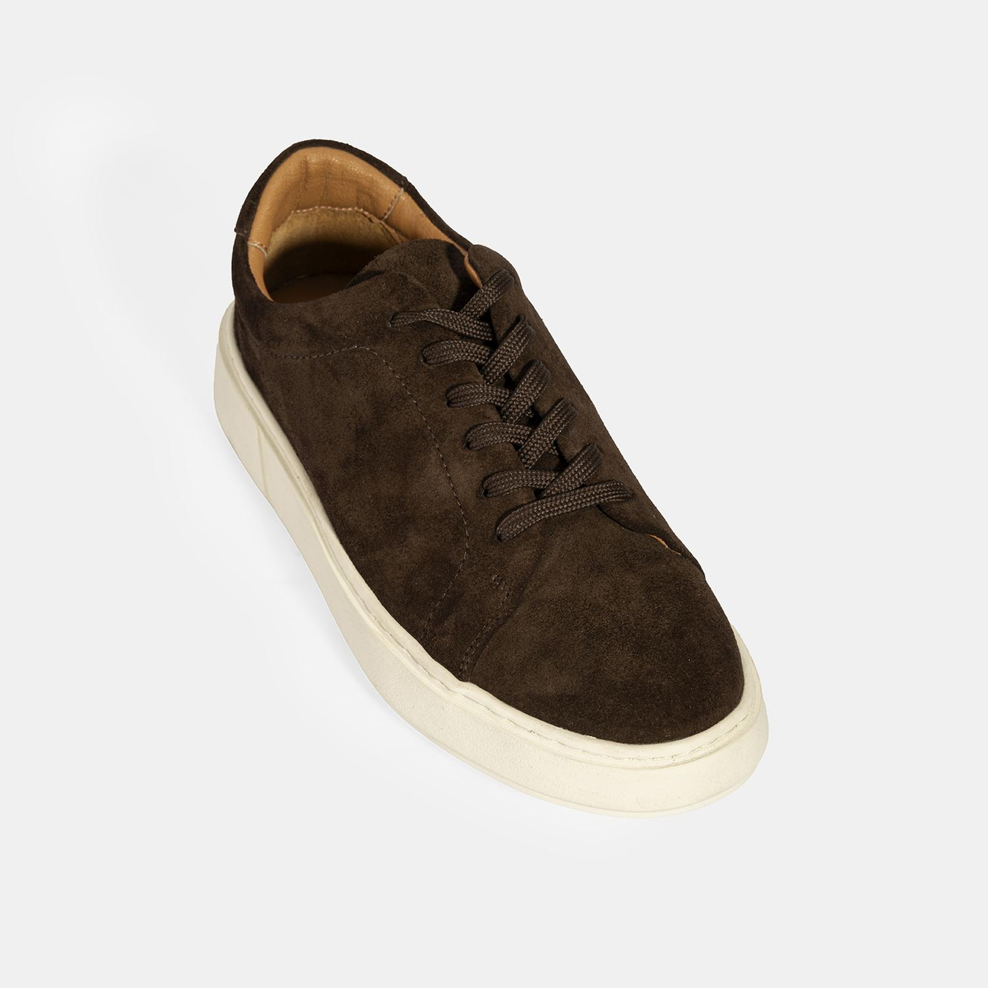 Erkek Kahve Bağcıklı Süet Spor Ayakkabı