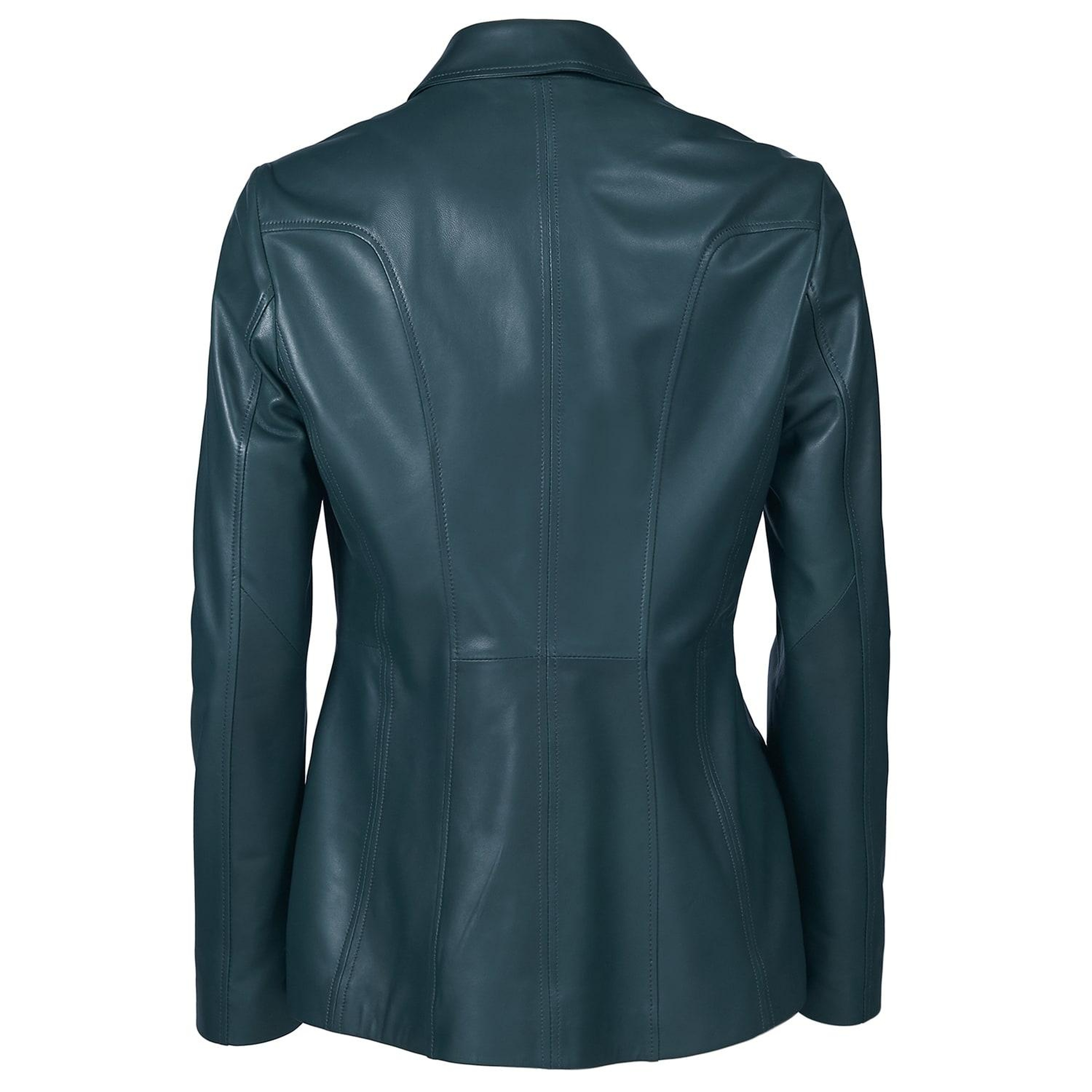 Yeşil Jaxie Kadın Deri Ceket