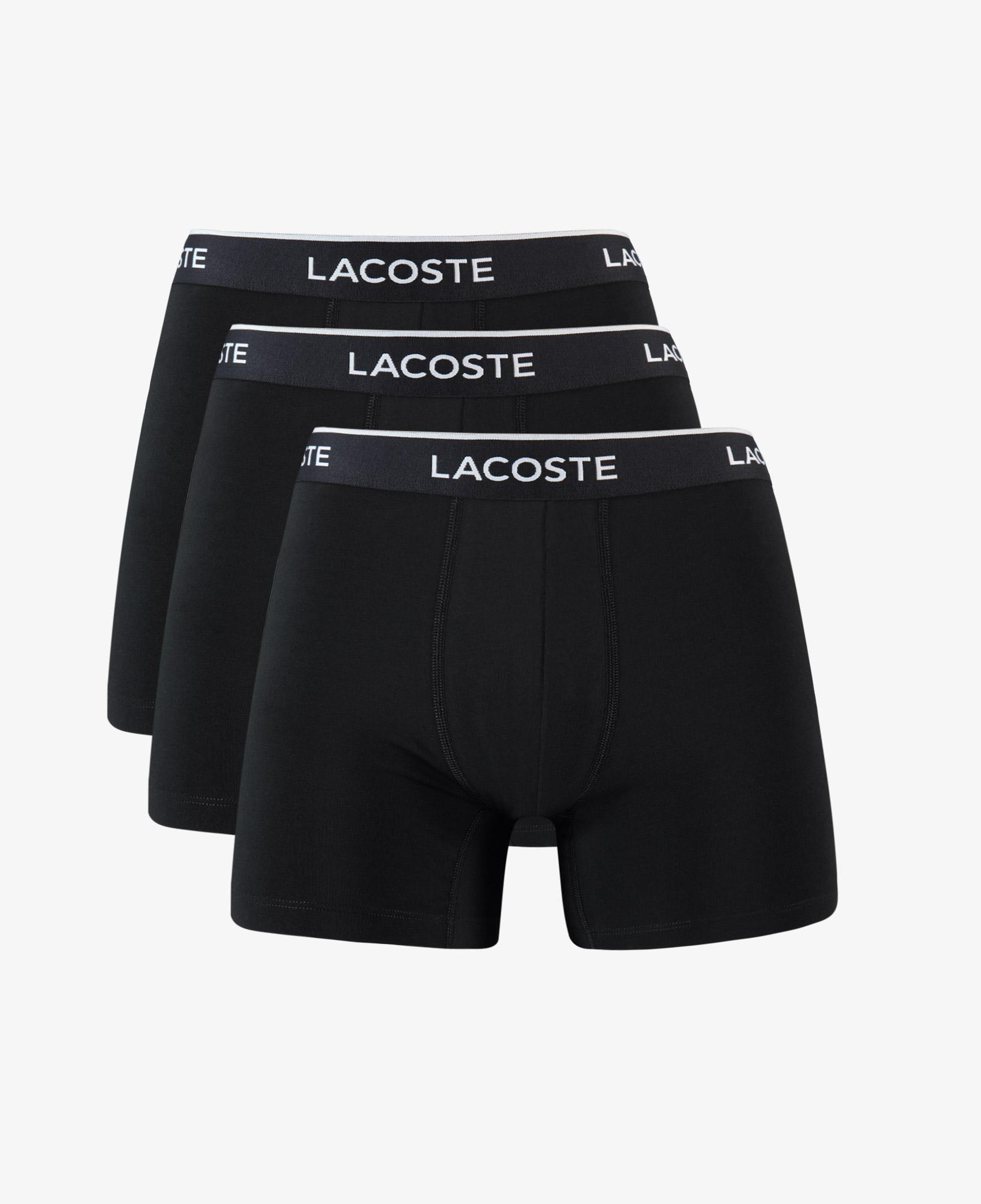 Lacoste Erkek 3'lü Siyah Boxer