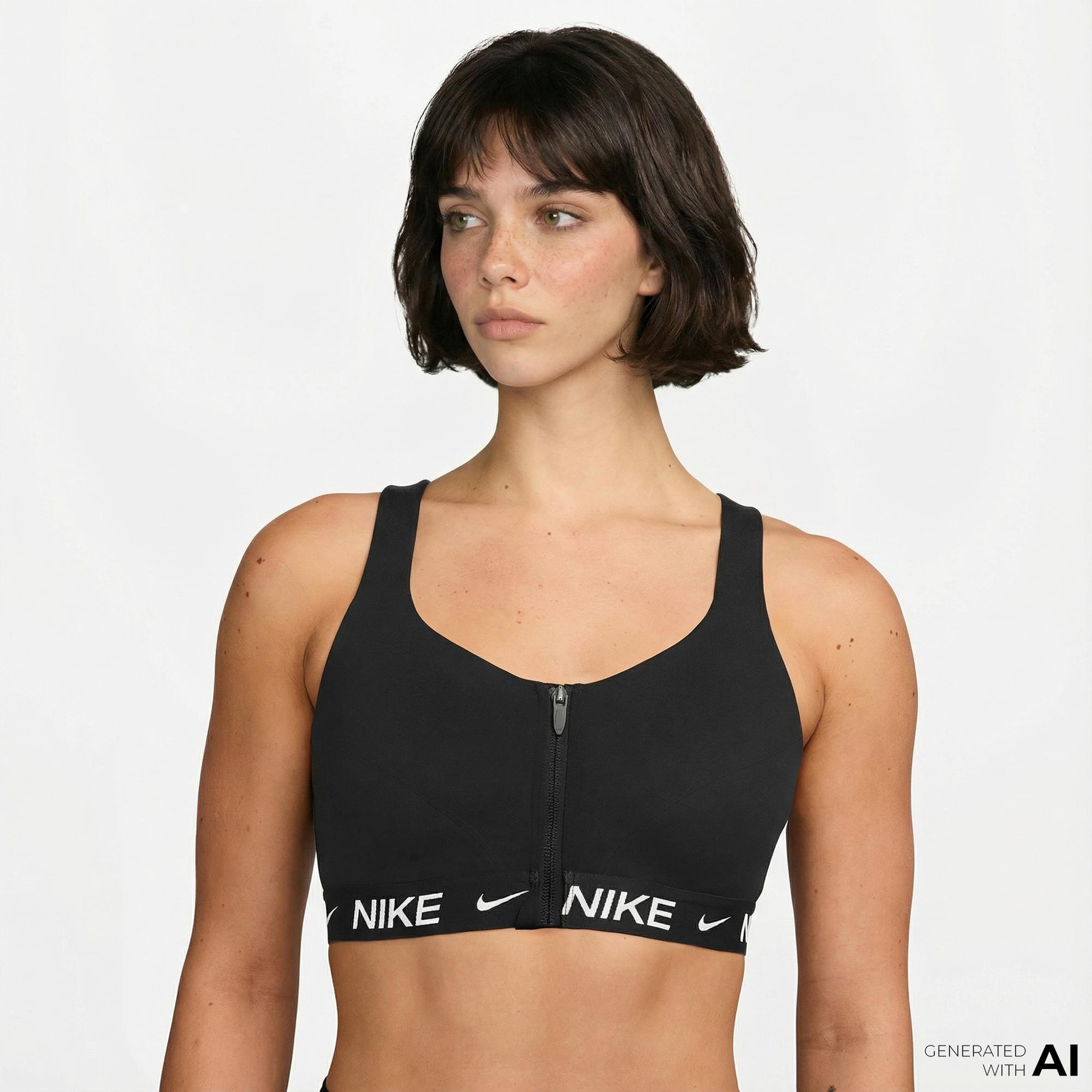 Nike Indy High Support Kadın Siyah Bra