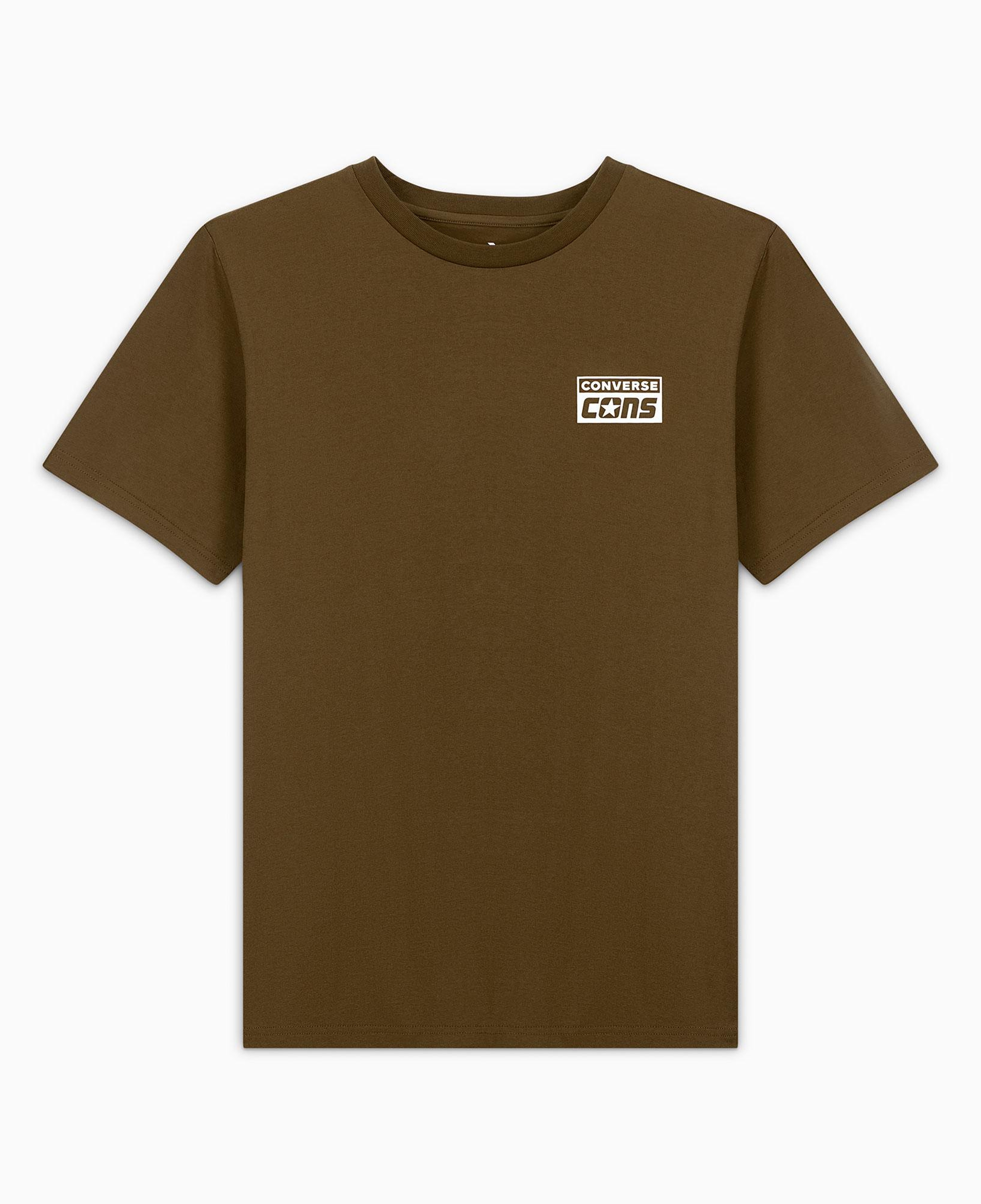 Converse Grafik Baskılı Erkek Yeşil T-Shirt