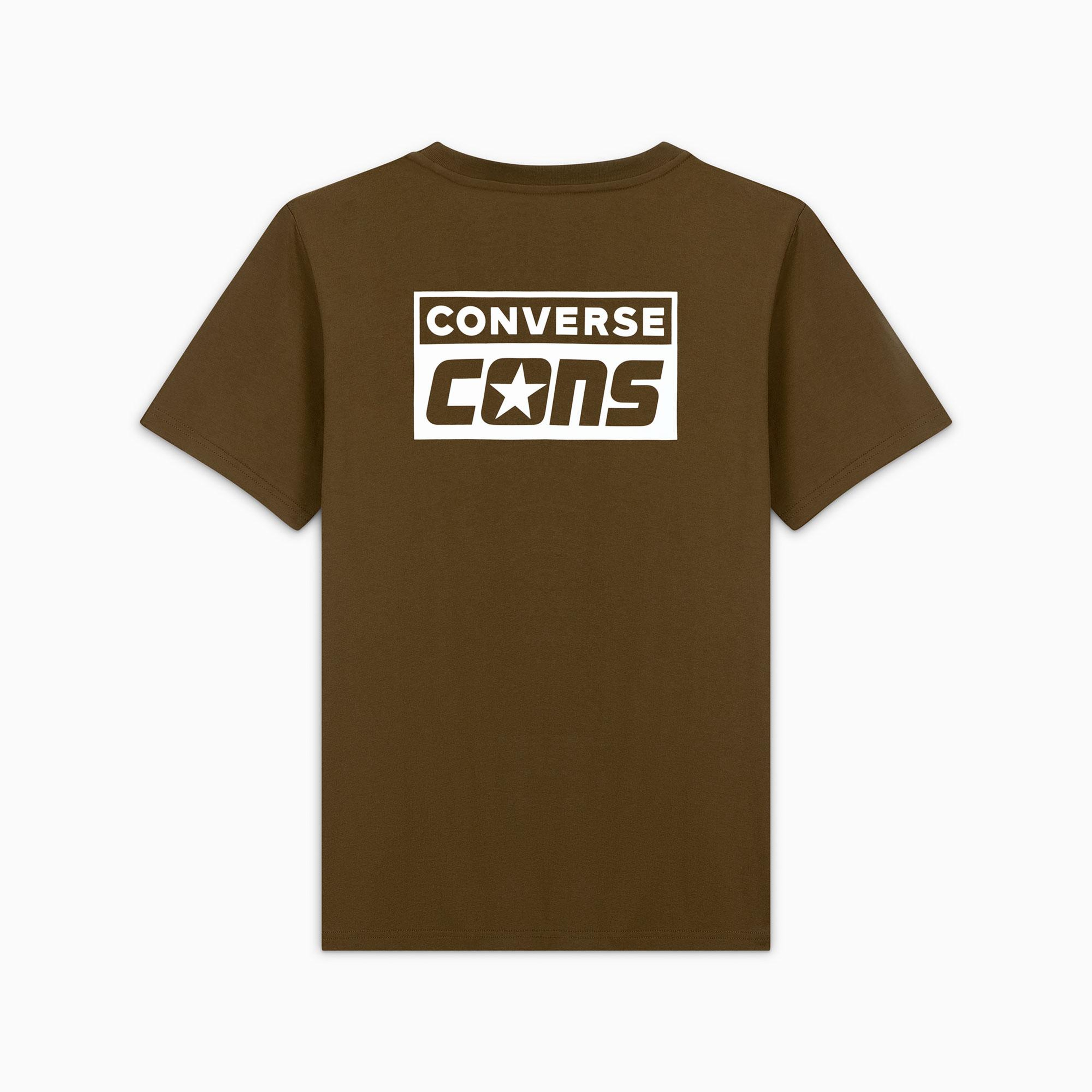 Converse Grafik Baskılı Erkek Yeşil T-Shirt