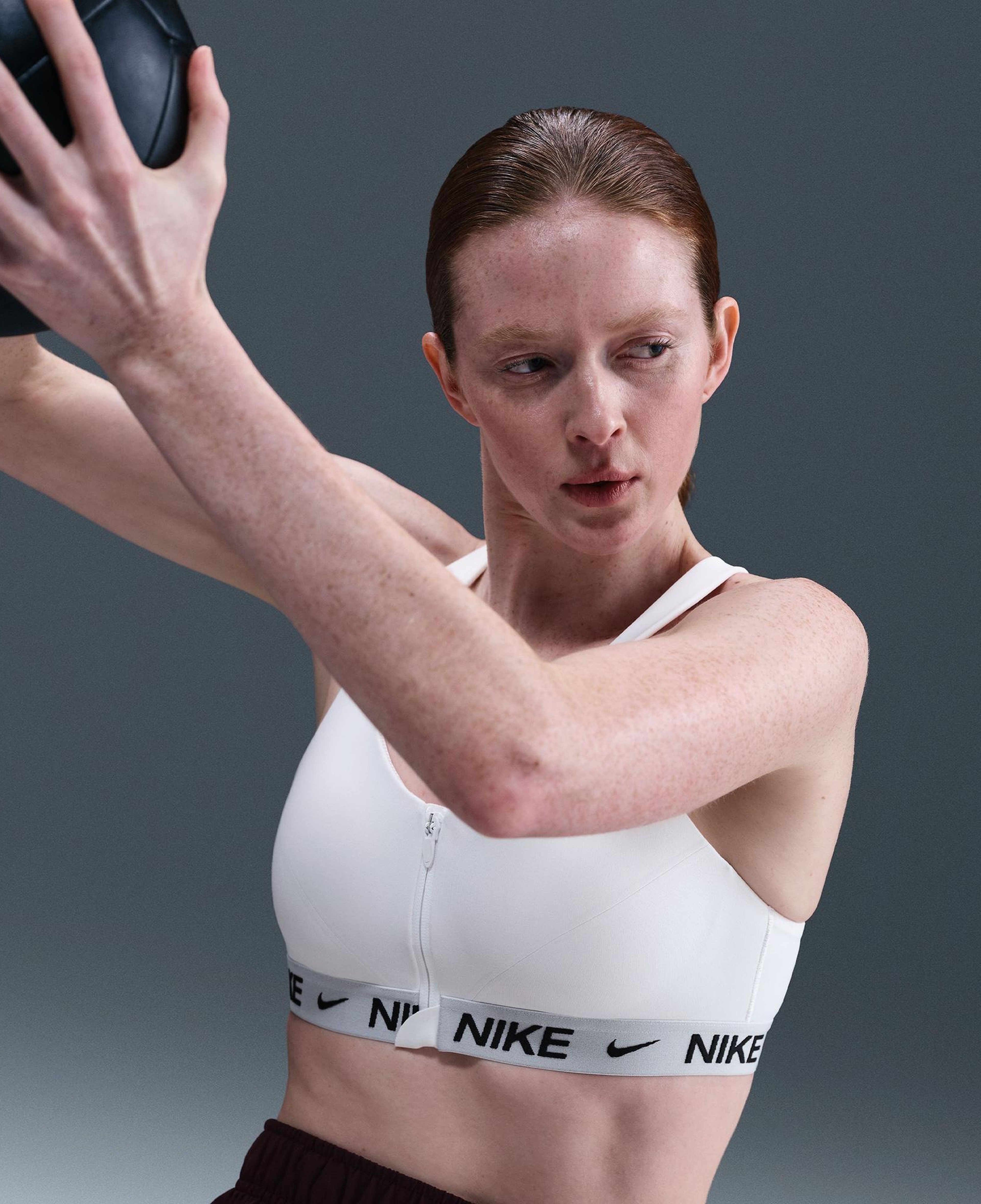 Nike Indy High Support Kadın Beyaz Bra