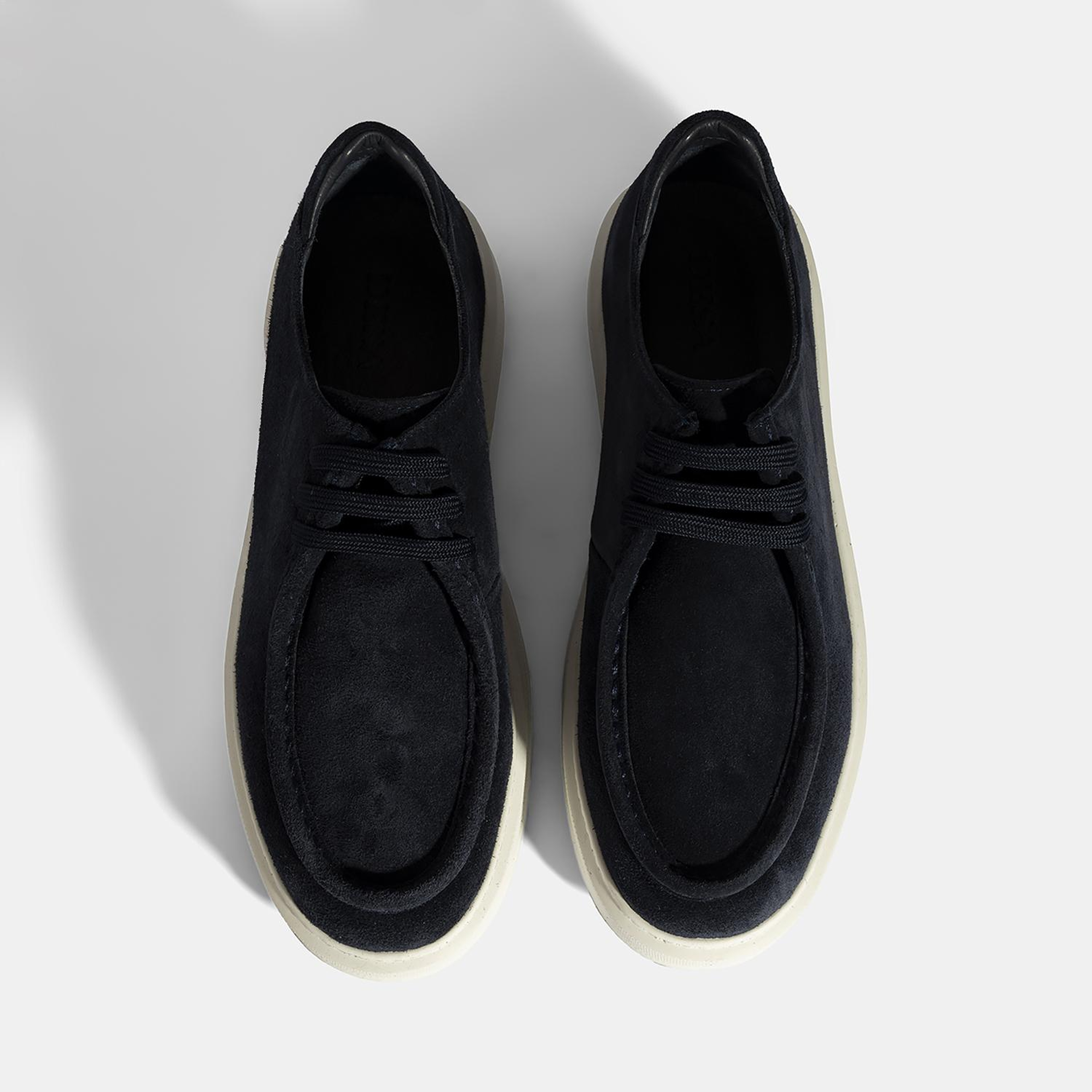 Erkek Lacivert Bağcıklı Süet Deri Günlük Ayakkabı