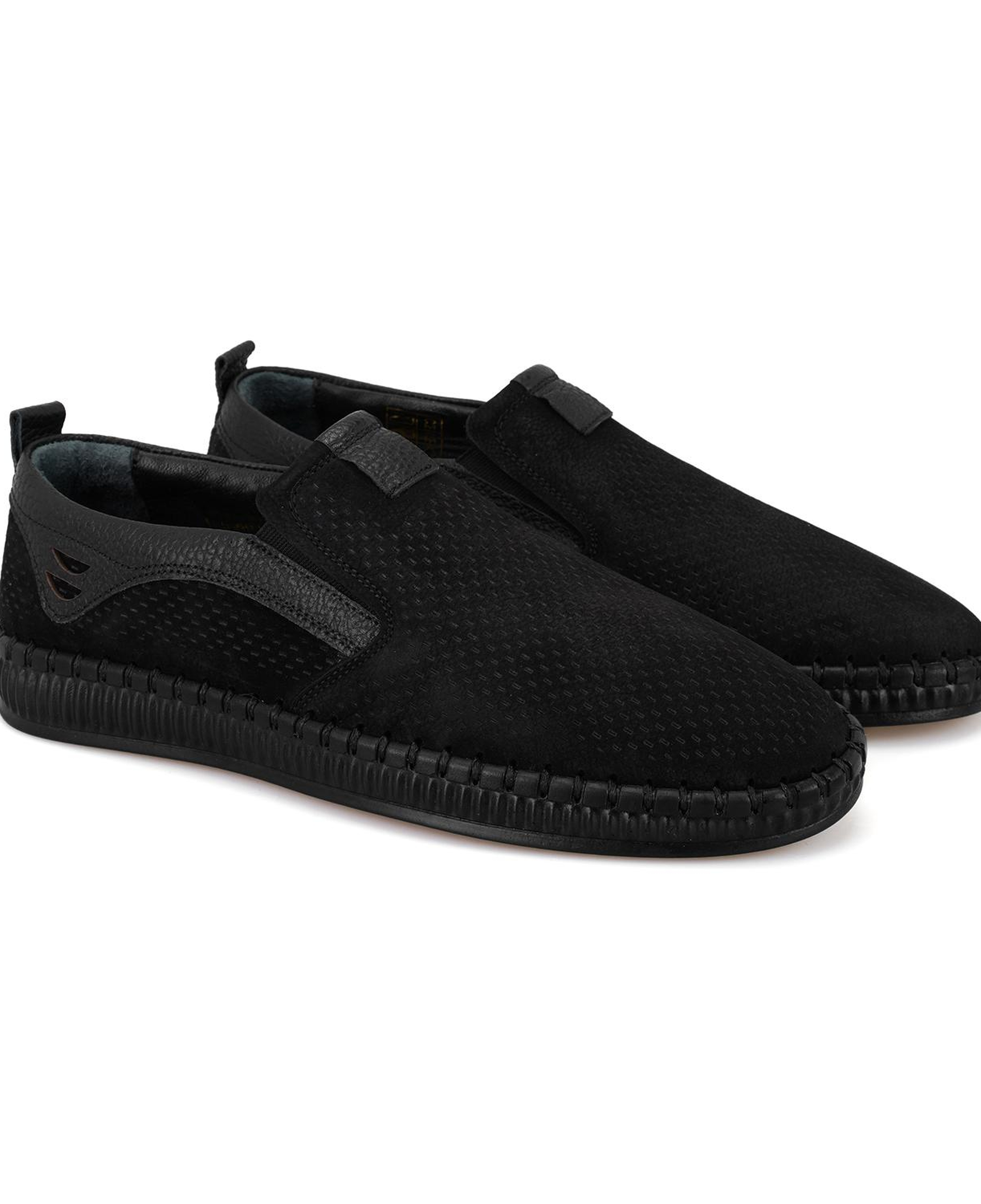 Lowell Siyah Erkek Günlük Nubuk Deri Ayakkabı