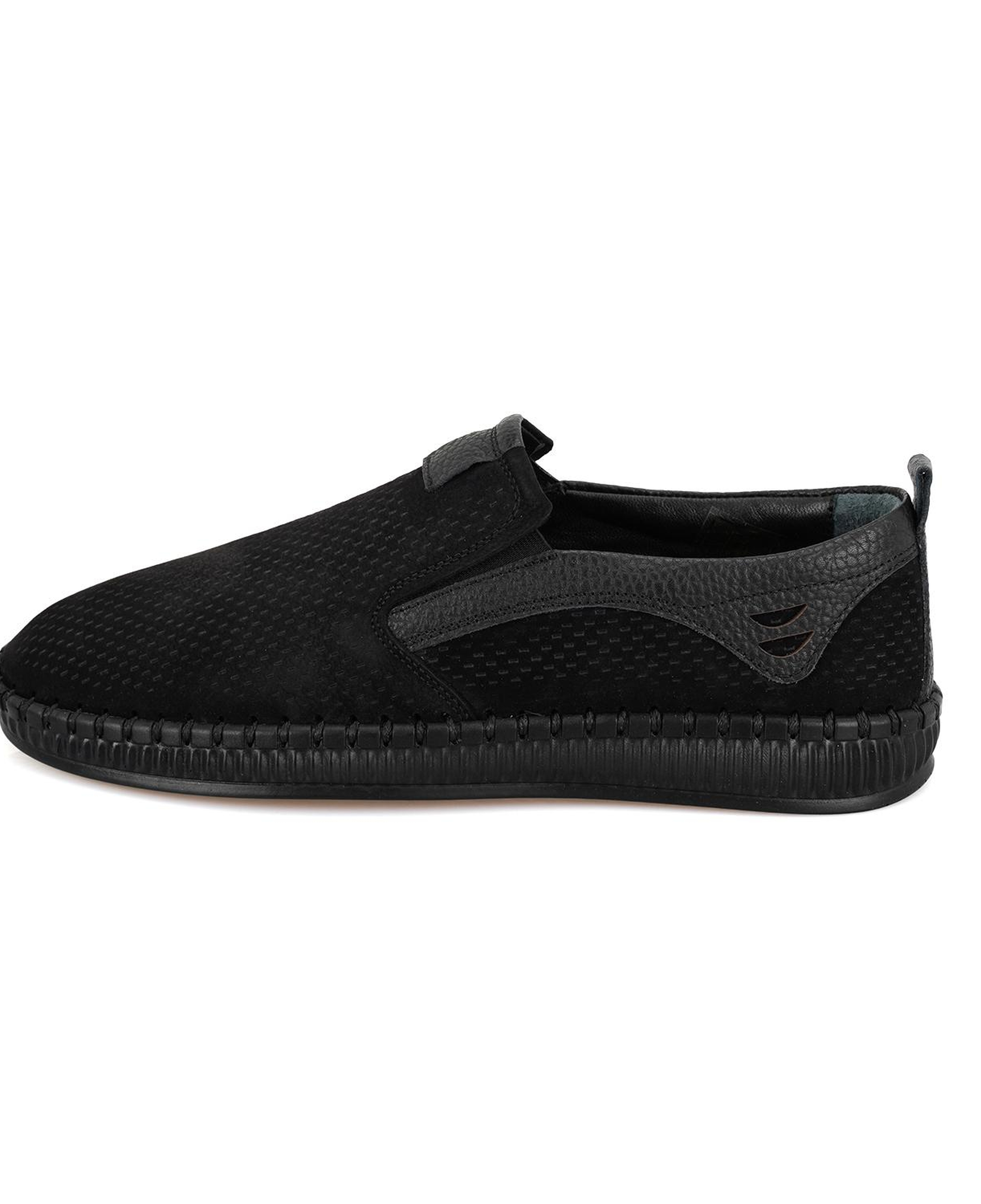 Lowell Siyah Erkek Günlük Nubuk Deri Ayakkabı