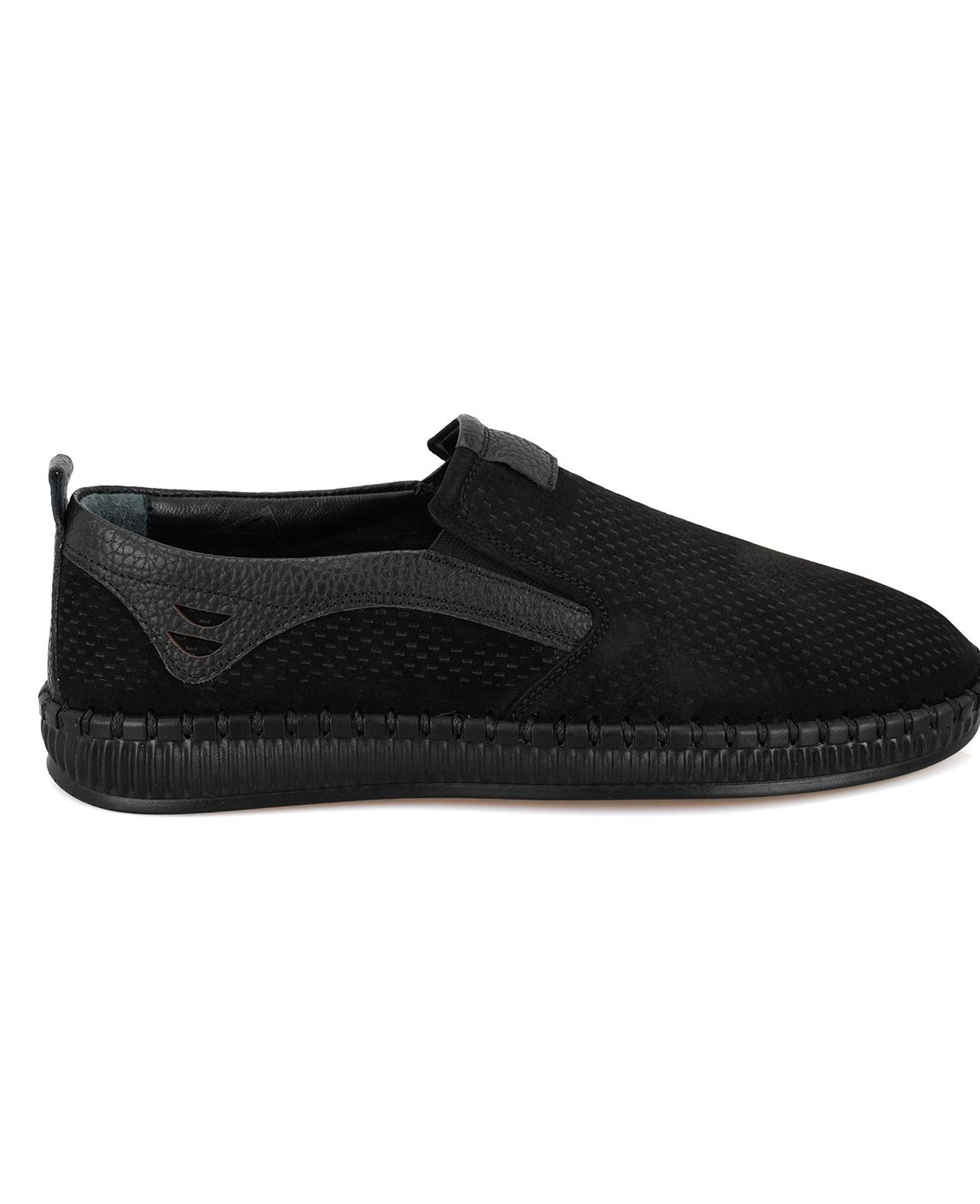 Lowell Siyah Erkek Günlük Nubuk Deri Ayakkabı