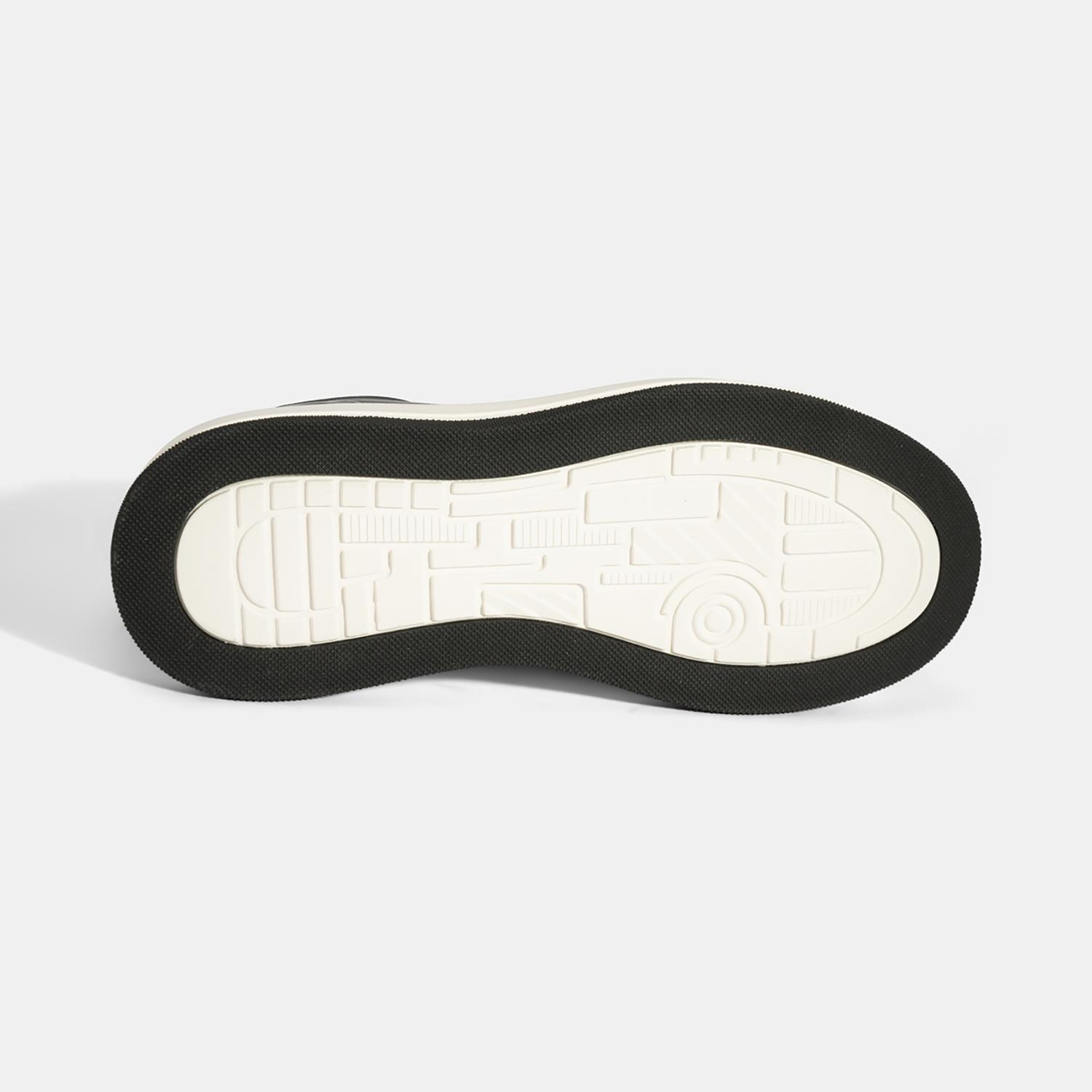 Erkek Siyah Bağcıklı Deri Spor Ayakkabı