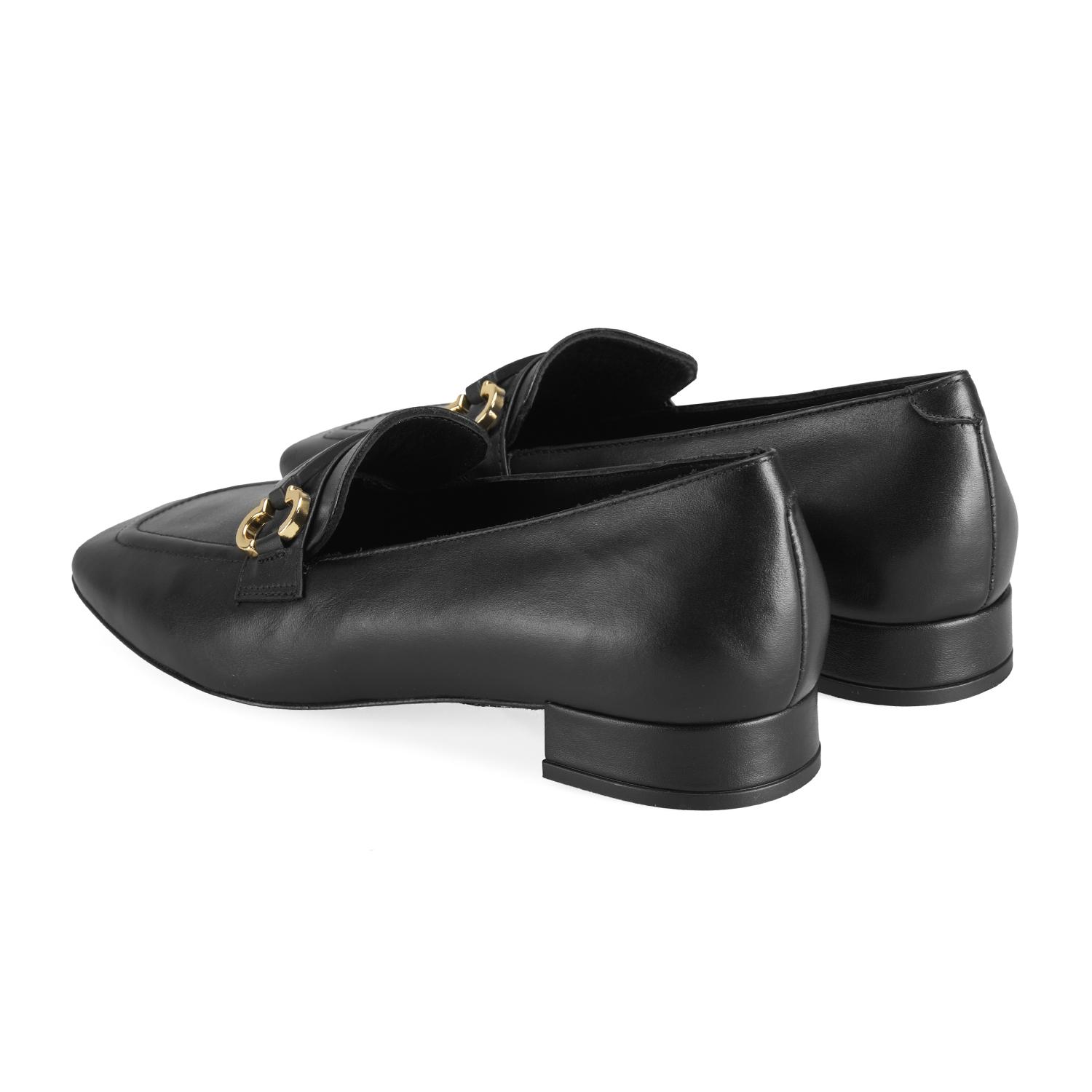 Kadın Siyah Deri Günlük Ayakkabı