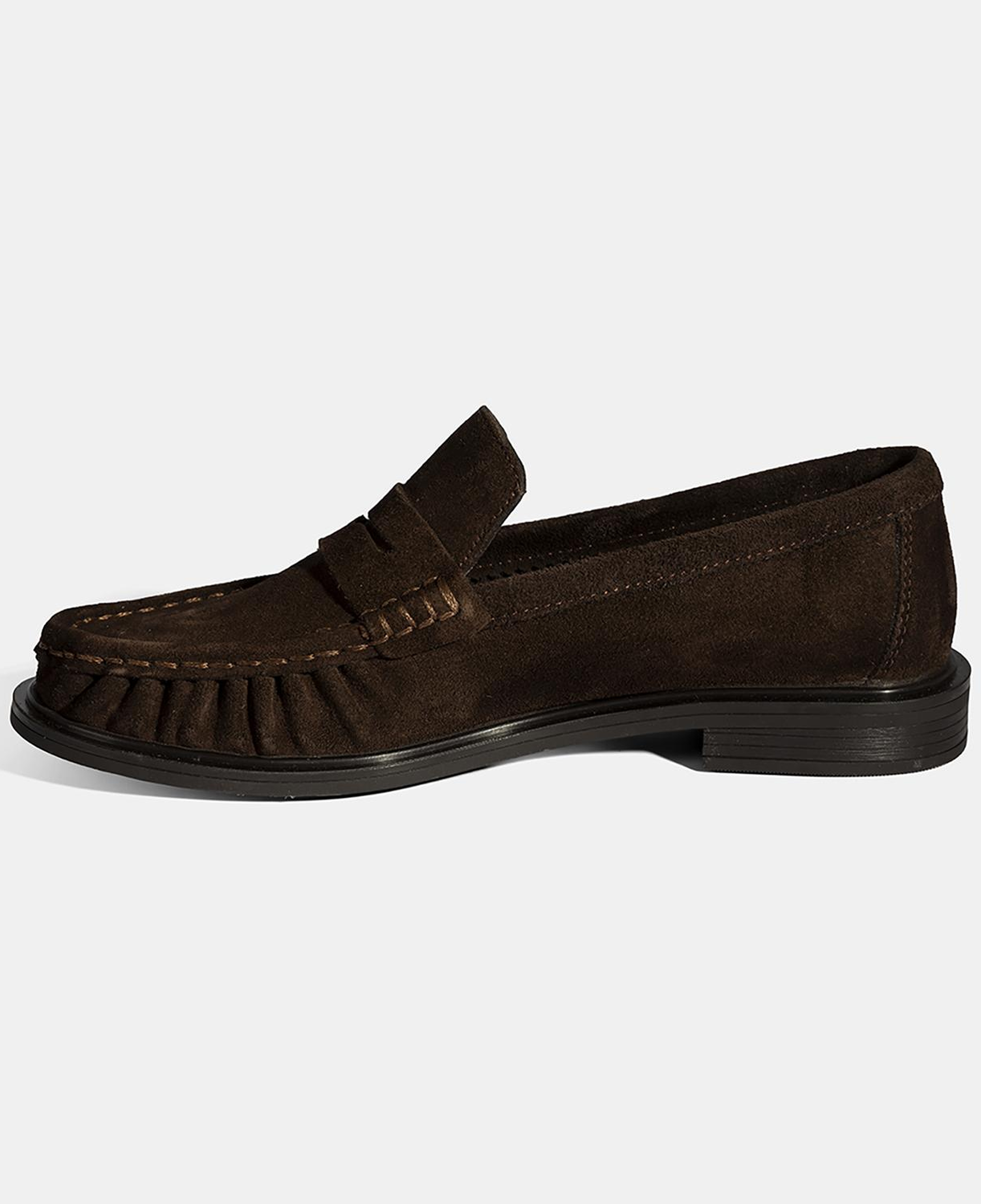 Kadın Taba Süet Deri Loafer