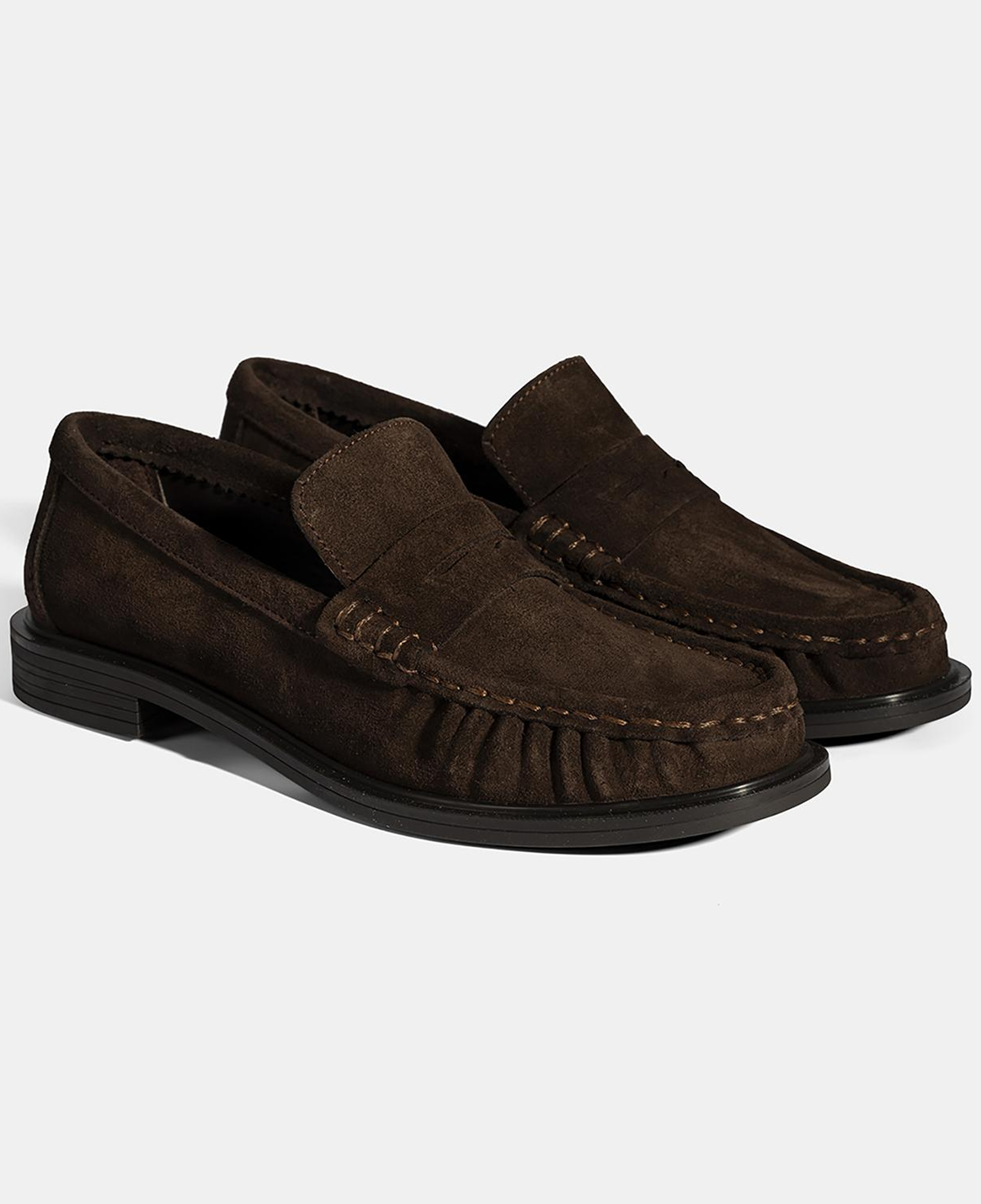 Kadın Taba Süet Deri Loafer