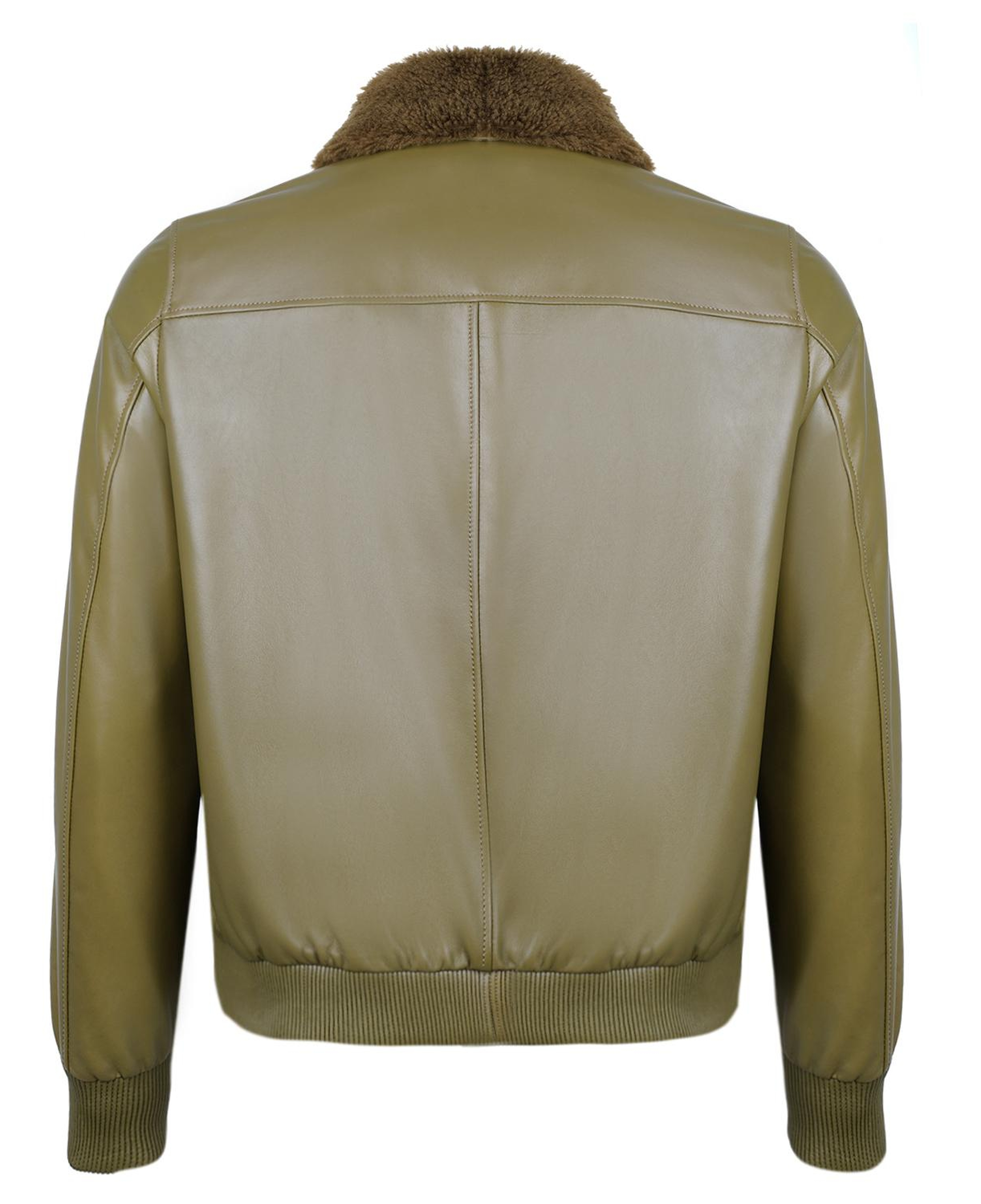 Alijha Haki Erkek Deri Mont