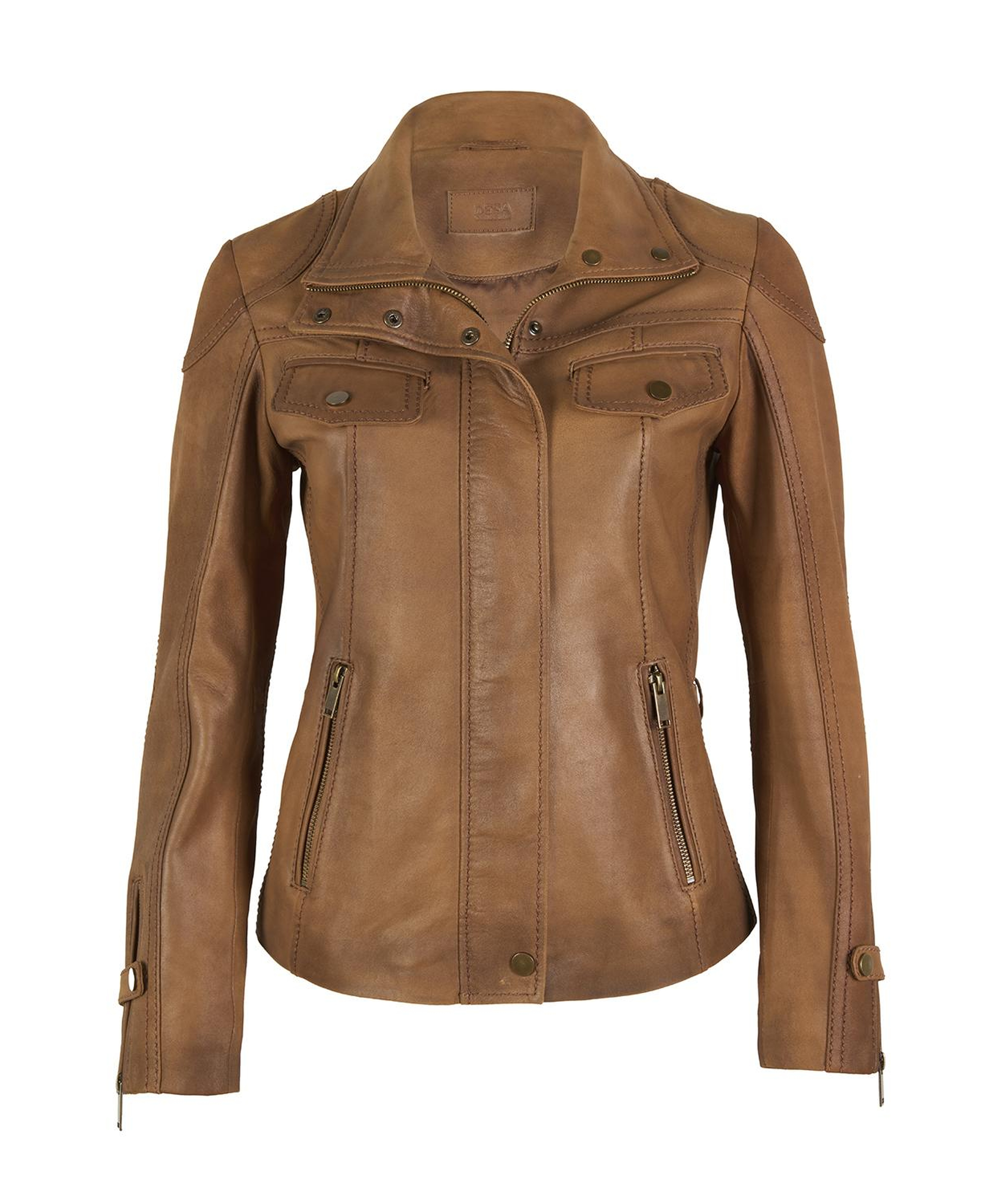 Briellen Taba Kadın Deri Mont