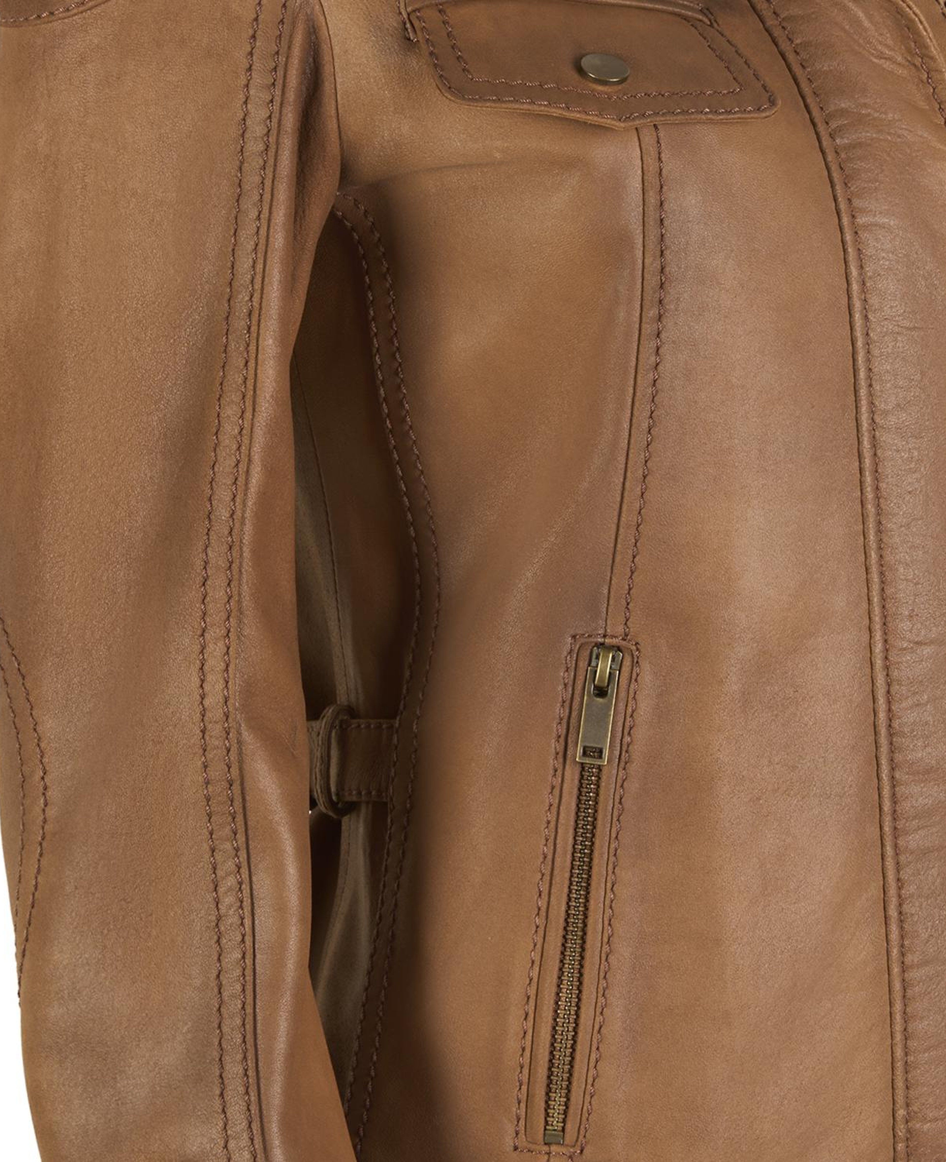 Briellen Taba Kadın Deri Mont