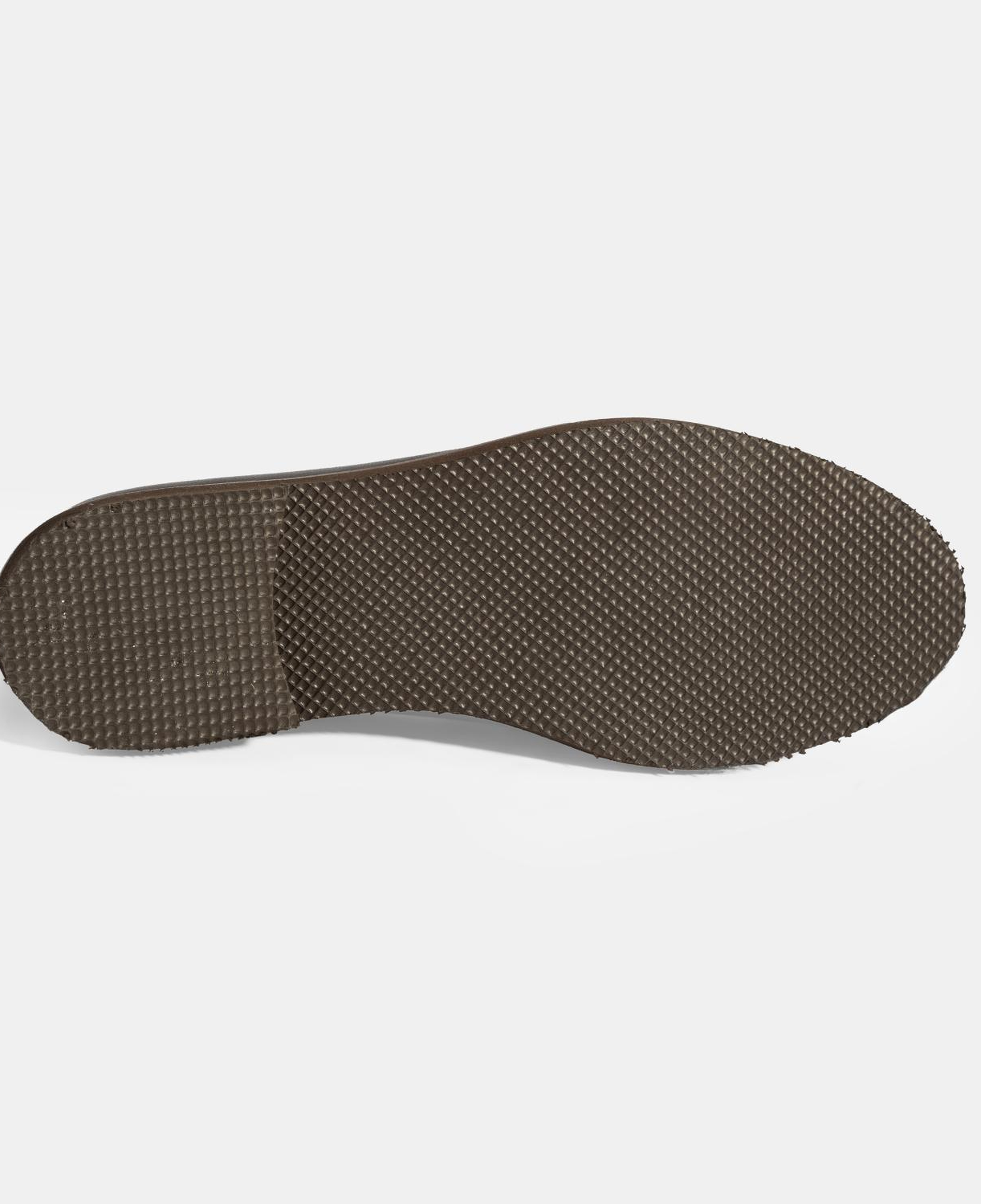 Kadın Kahve Metal Toka Aksesuarlı Deri Loafer