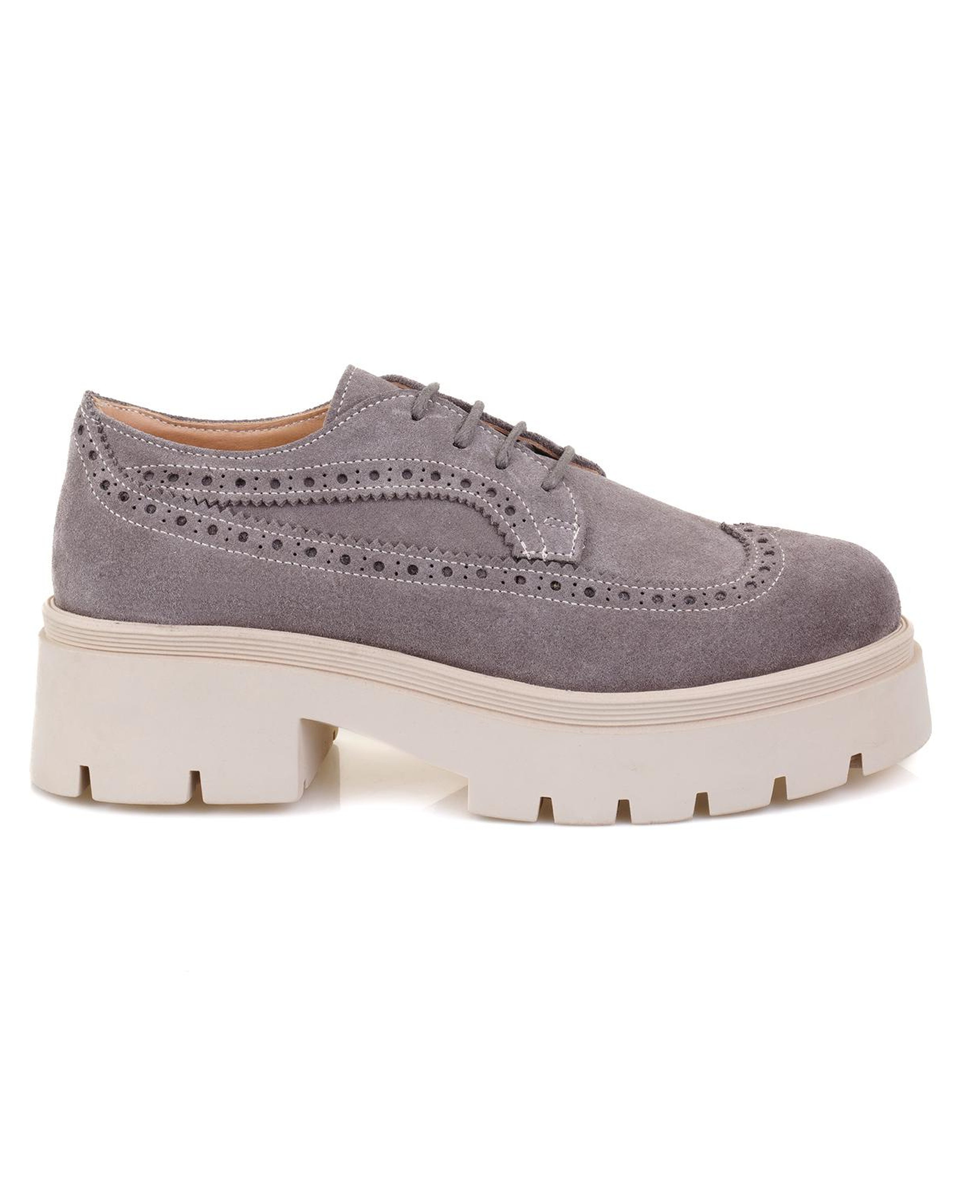 Kadın Vizon Süet Deri Günlük Ayakkabı