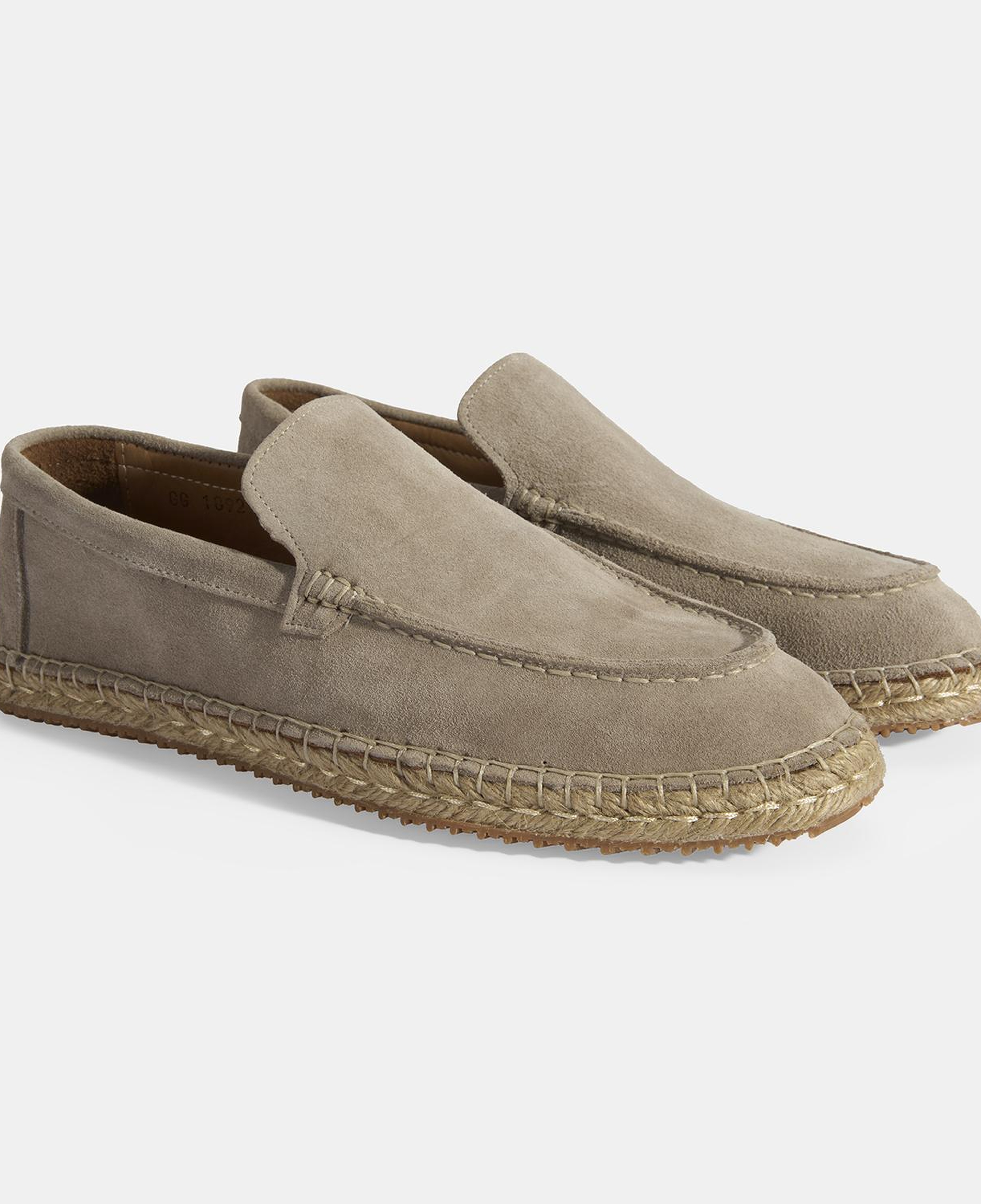 Erkek Bej Slip-On Süet Espadril