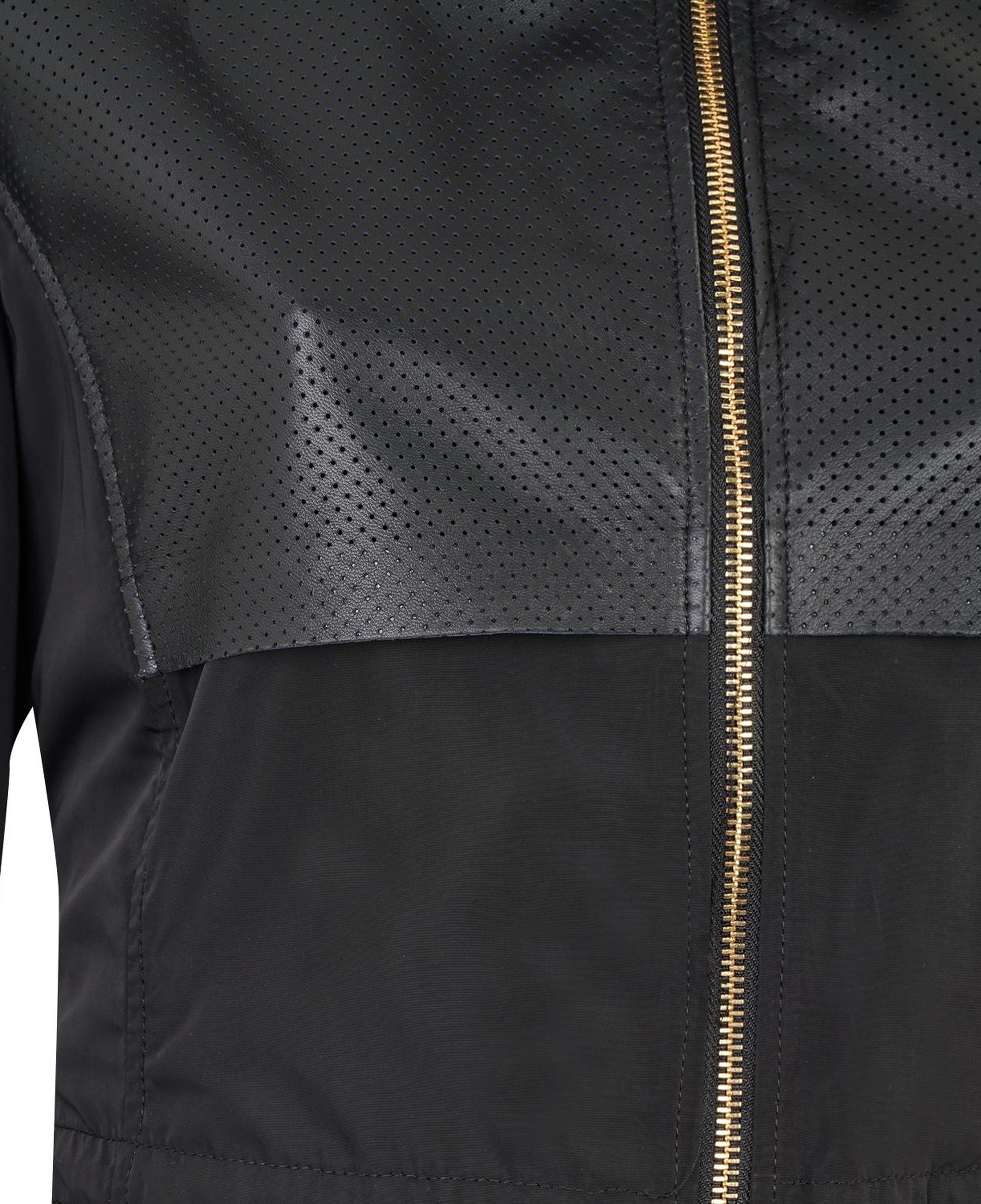 Amoura Siyah Kadın Kapişonlu Su İtici Yağmurluk