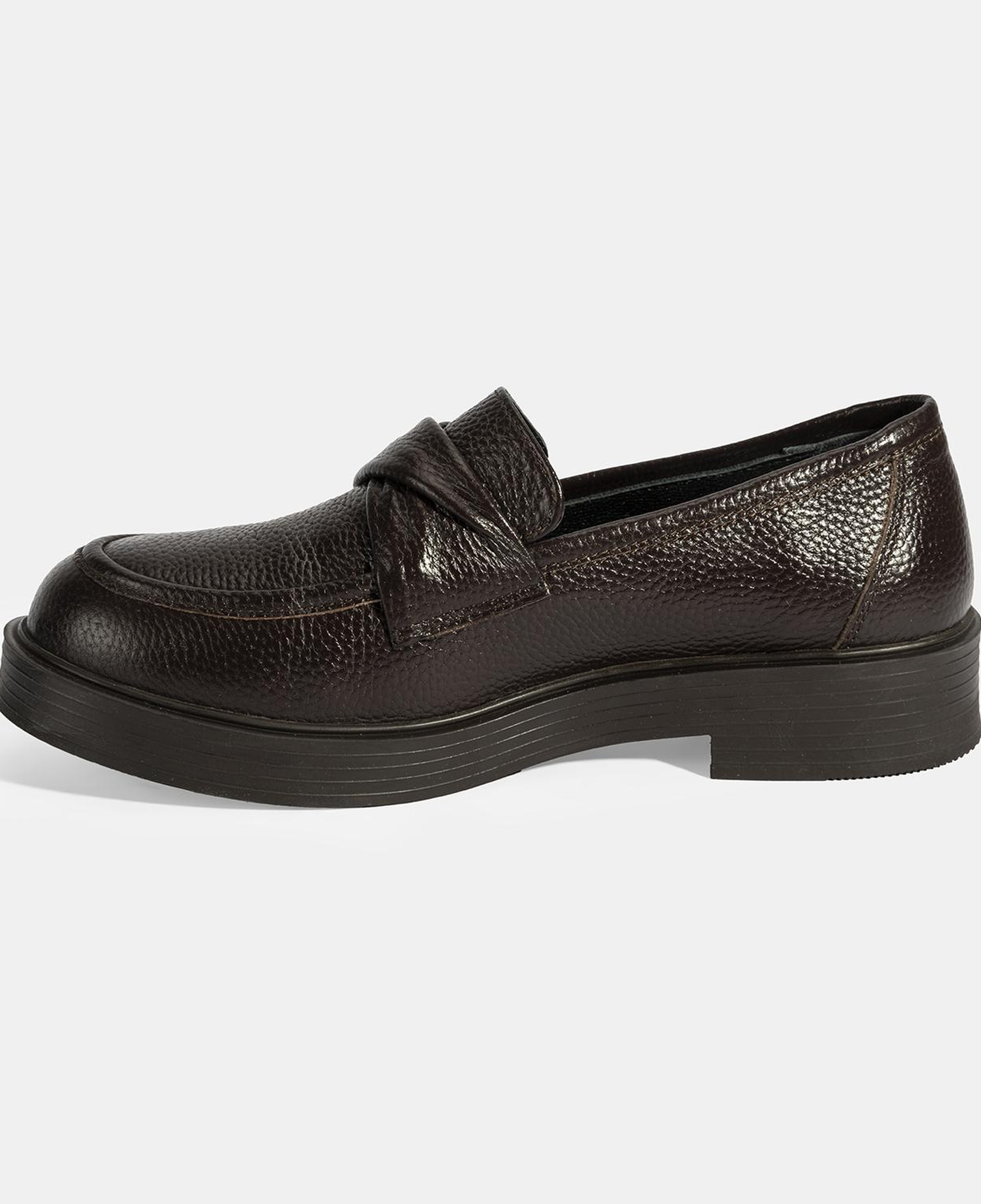 Kadın Kahve Deri Loafer