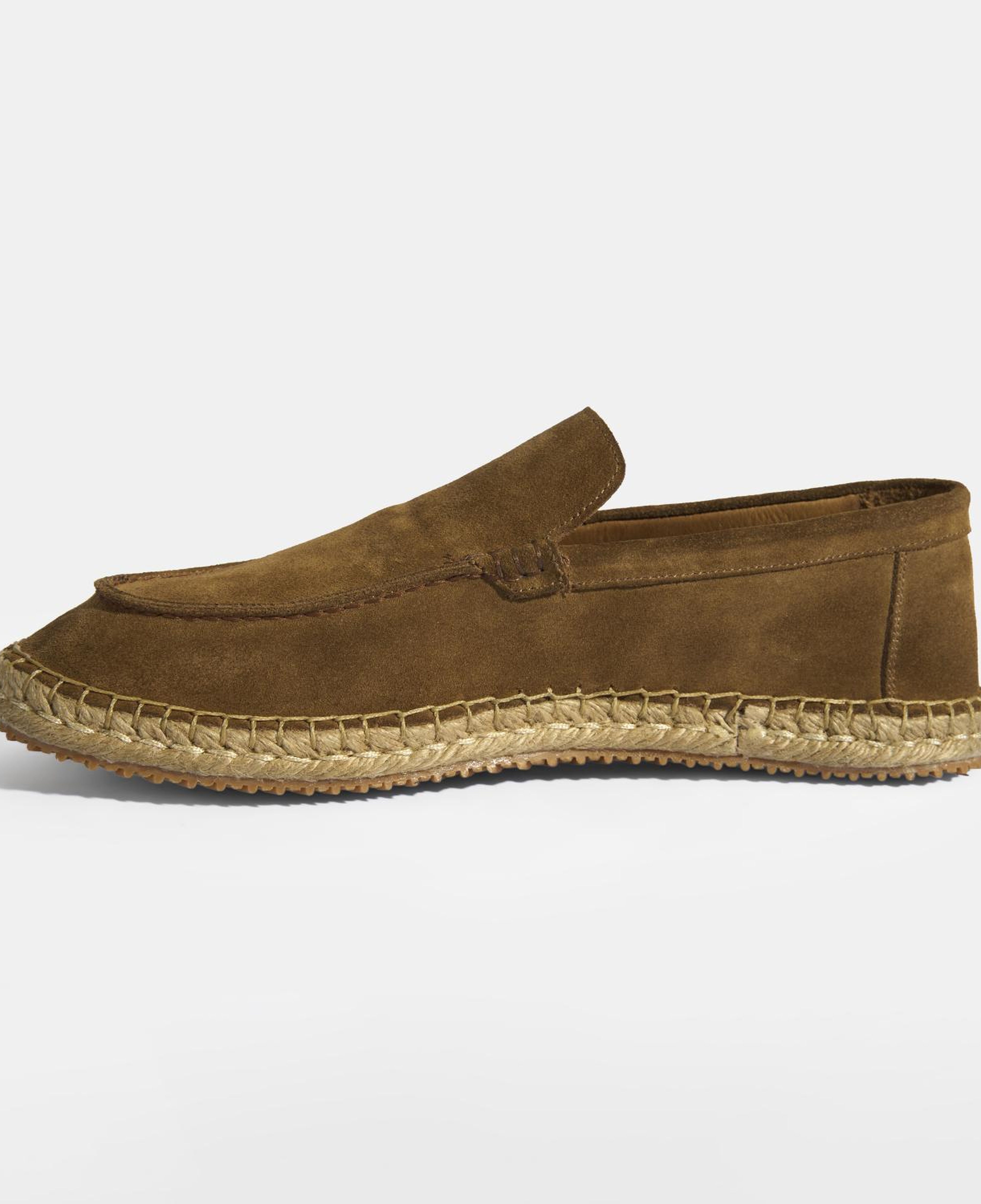 Erkek Taba Slip-On Süet Espadril