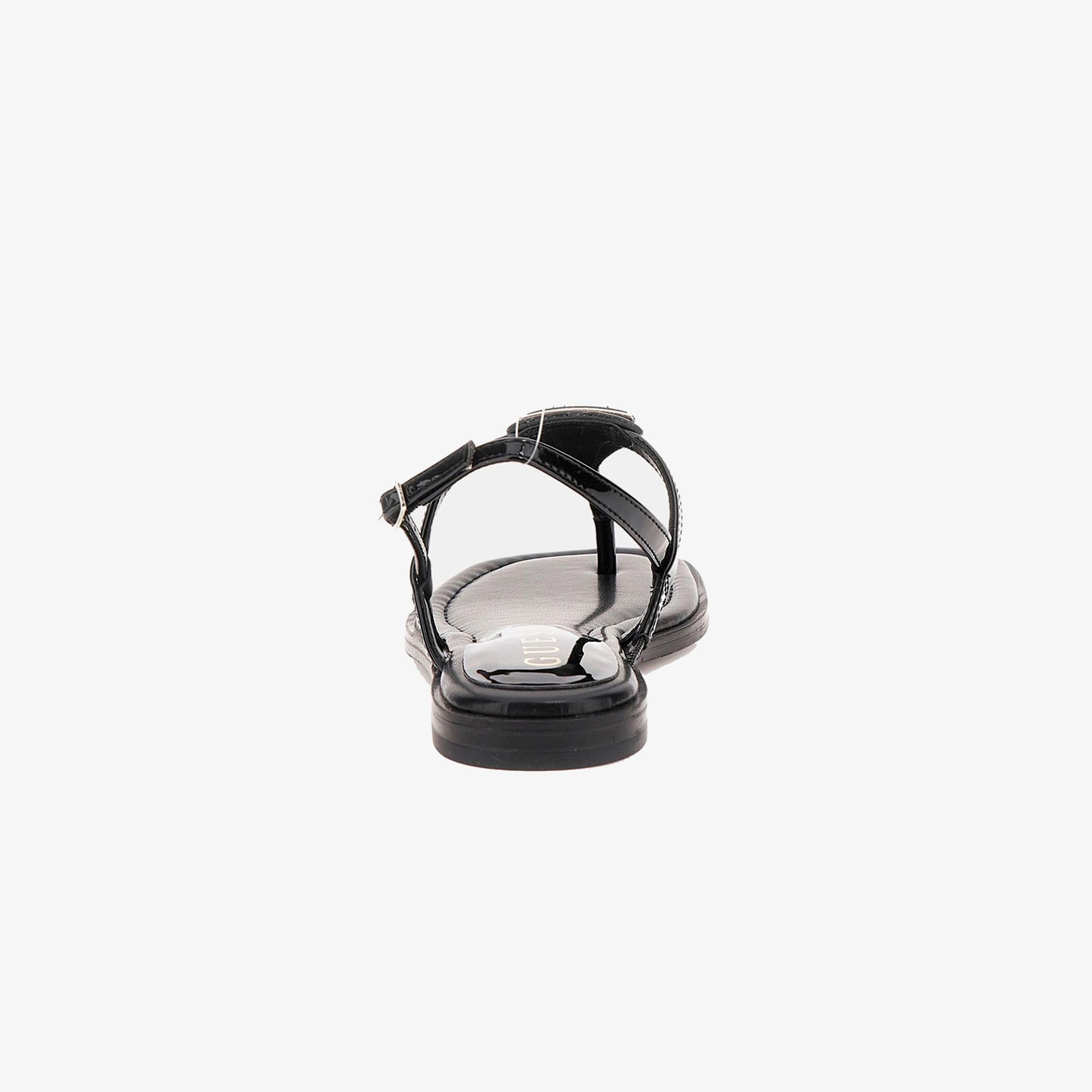 Guess Rainey 4 Patent Kadın Siyah Sandalet