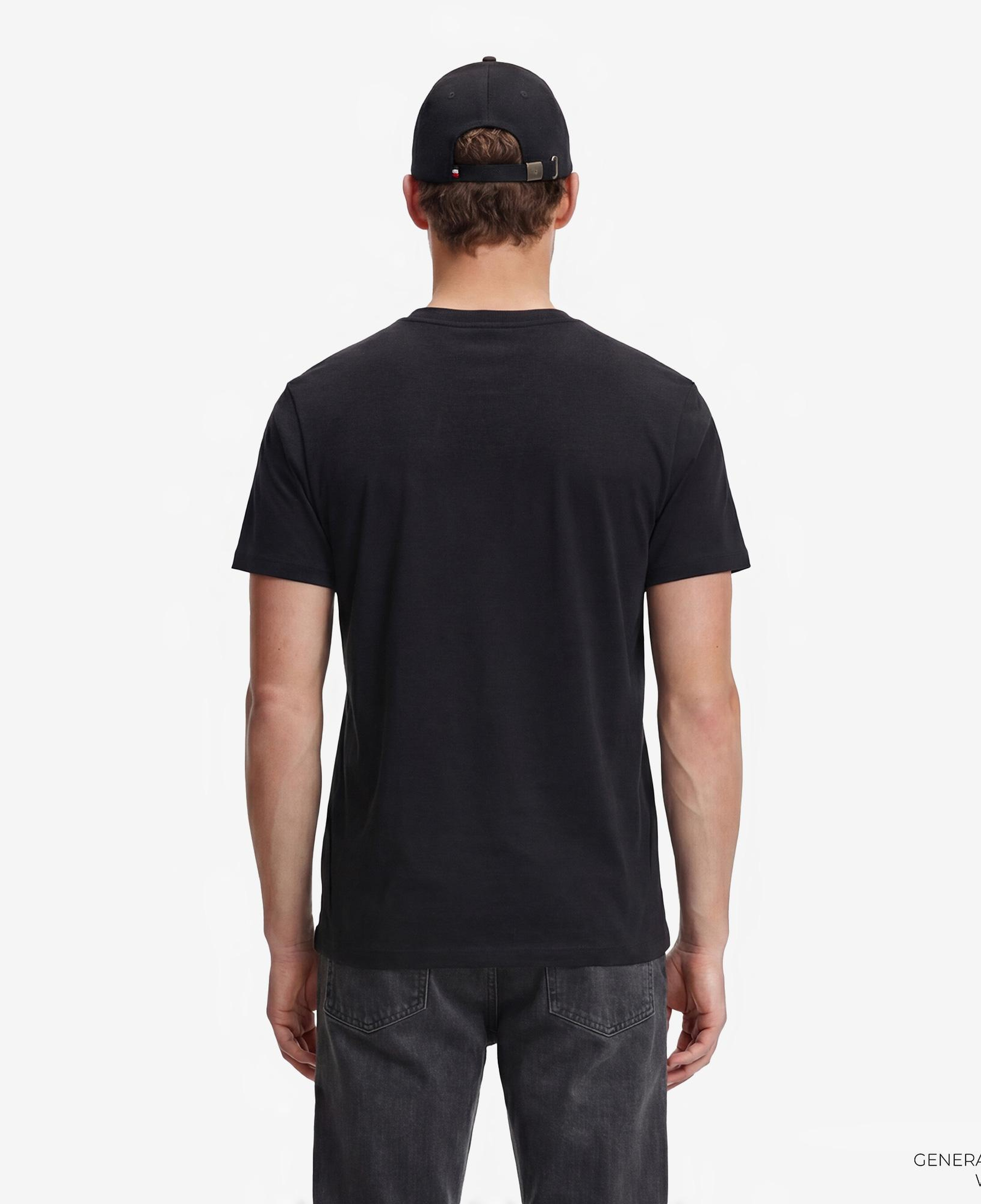 Tommy Hilfiger Flag Erkek Siyah T-Shirt