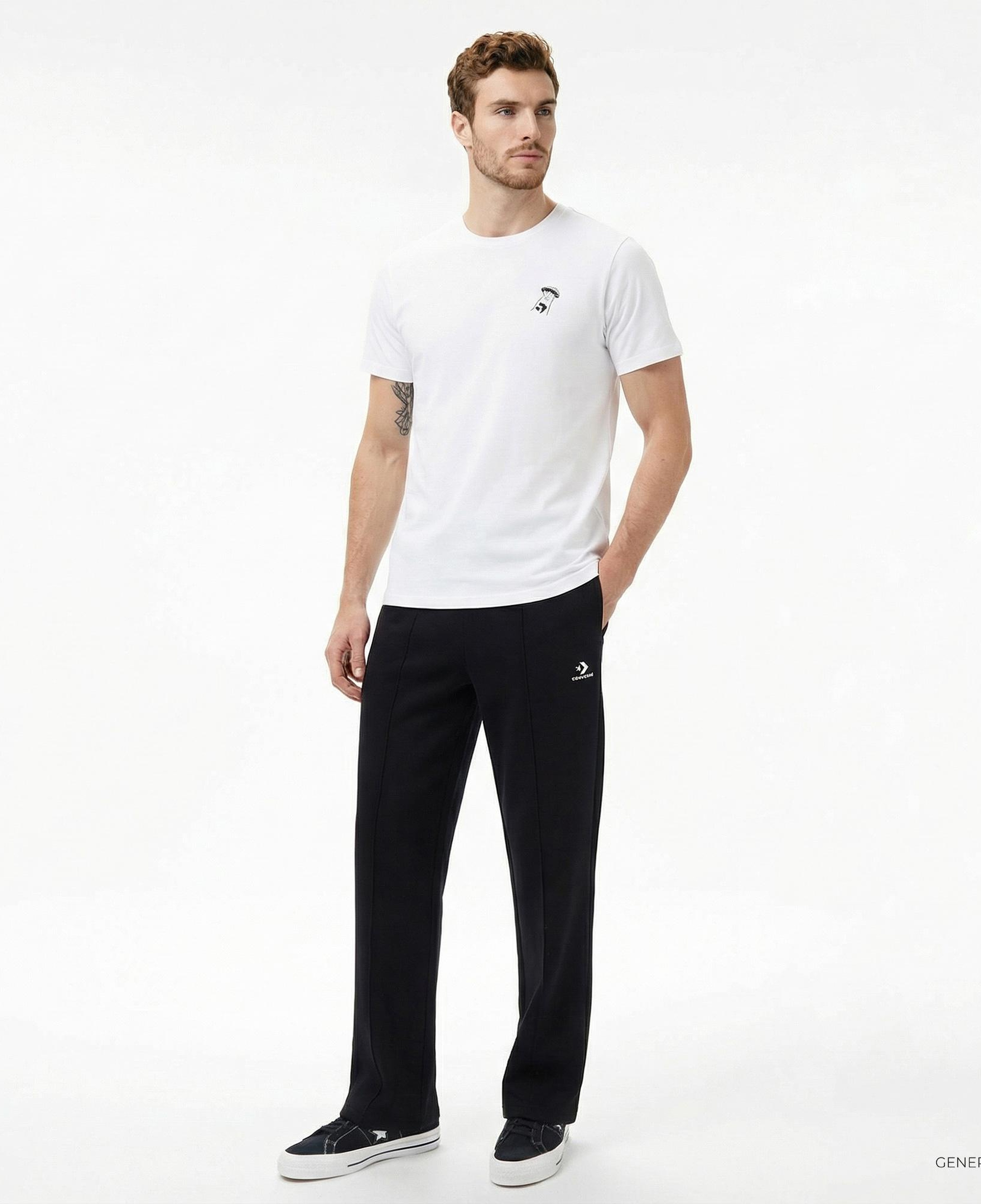 Converse Erkek Beyaz T-Shirt