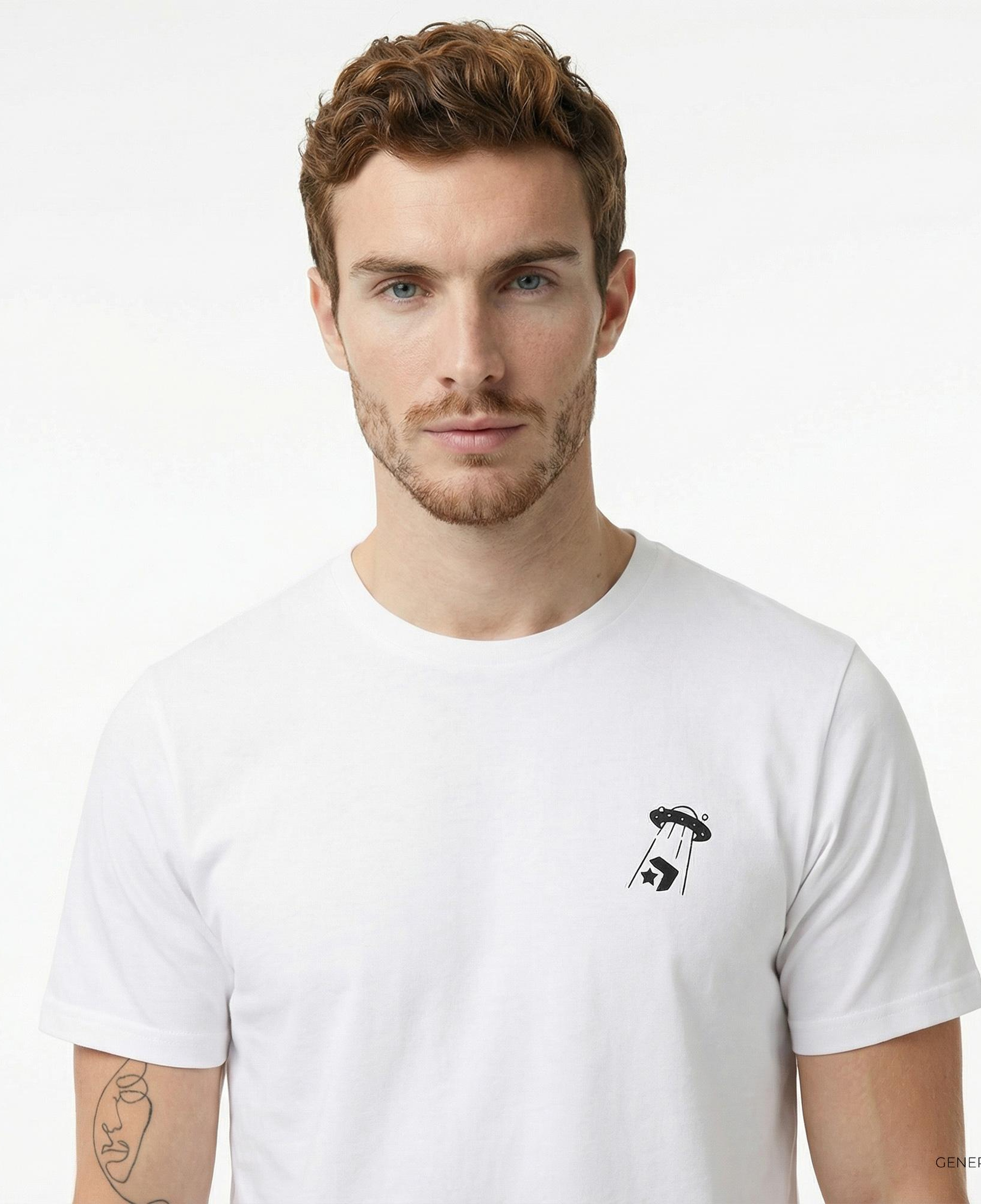 Converse Erkek Beyaz T-Shirt
