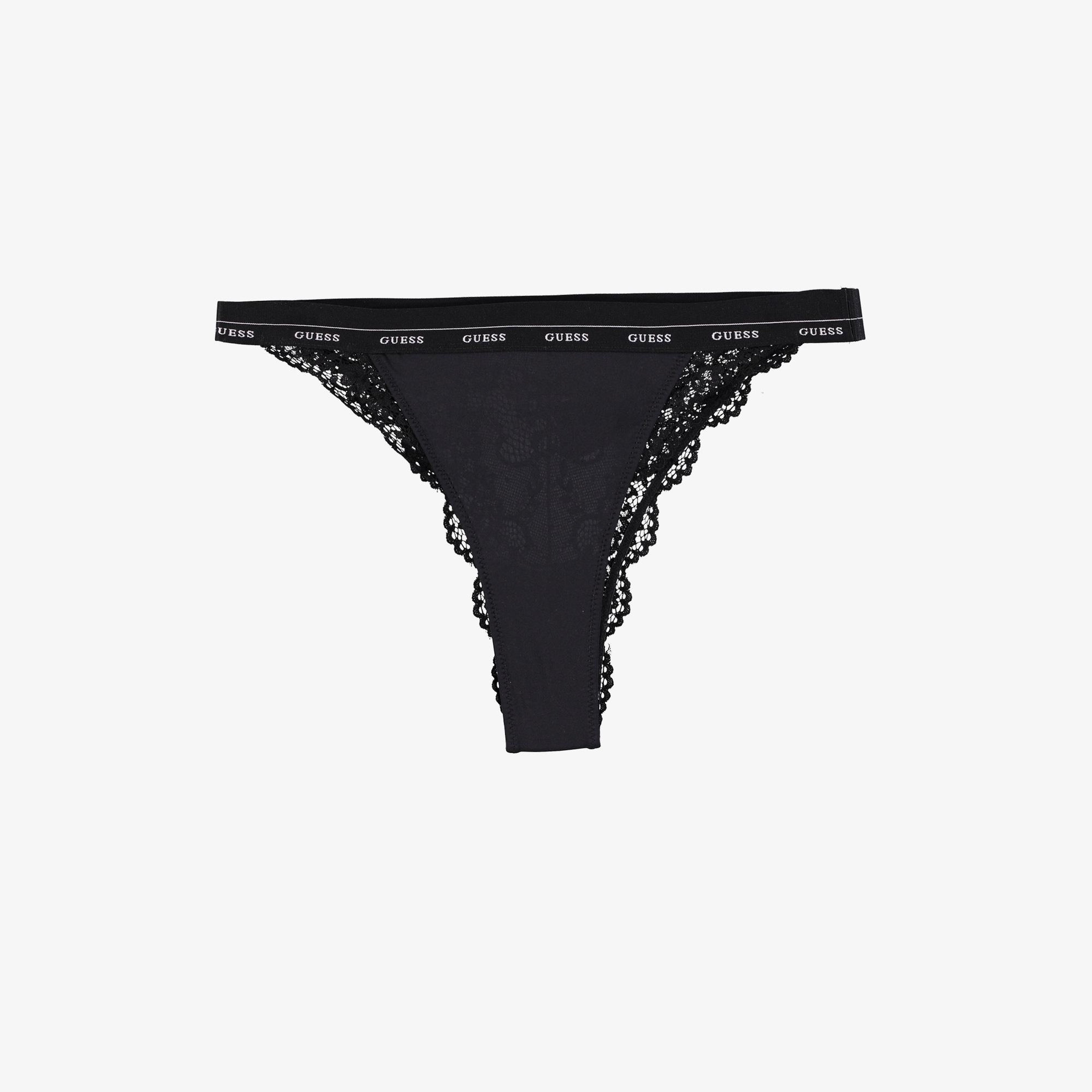 Guess Jane Brazilian Kadın Siyah Külot