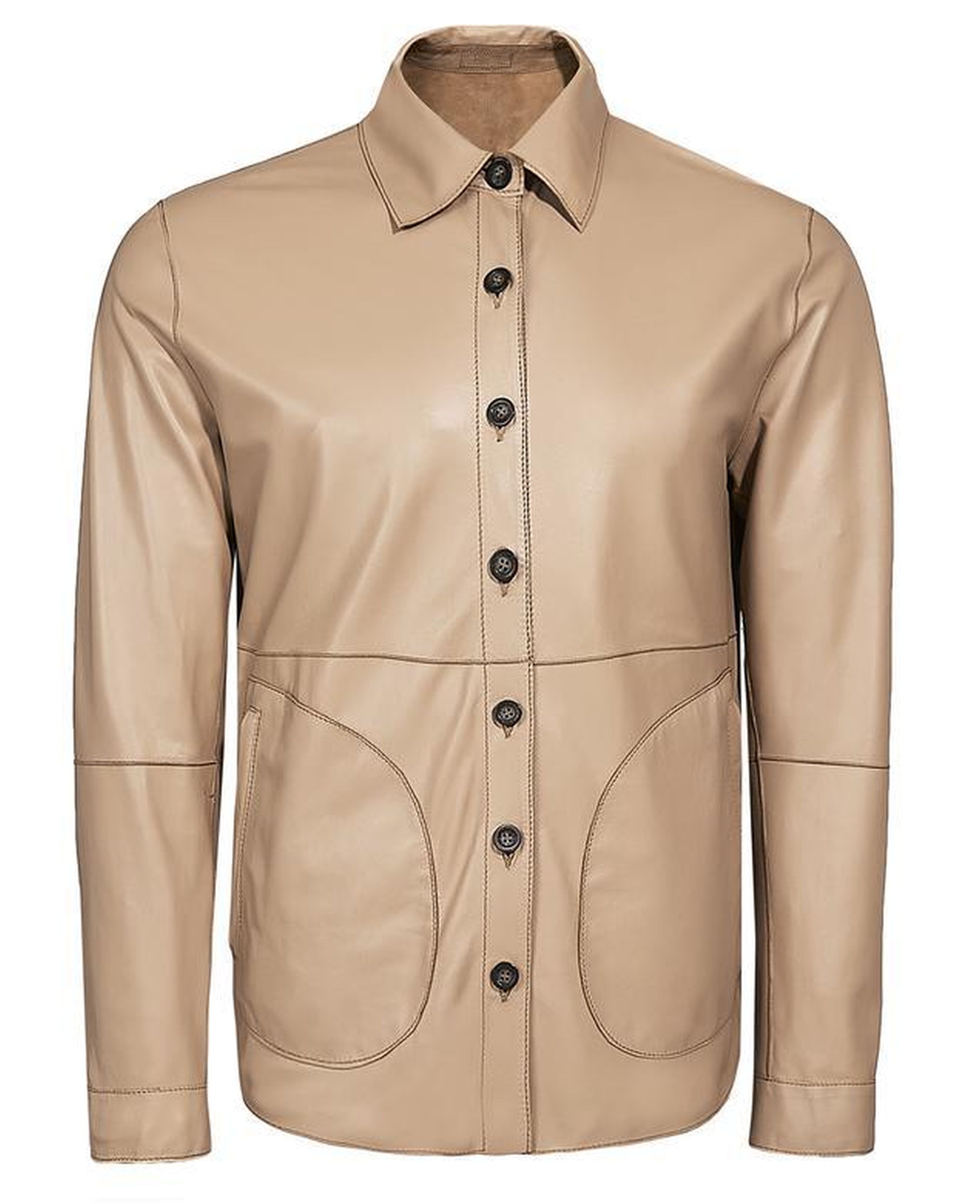 Maynor Erkek Çift Taraflı Deri Gömlek Ceket