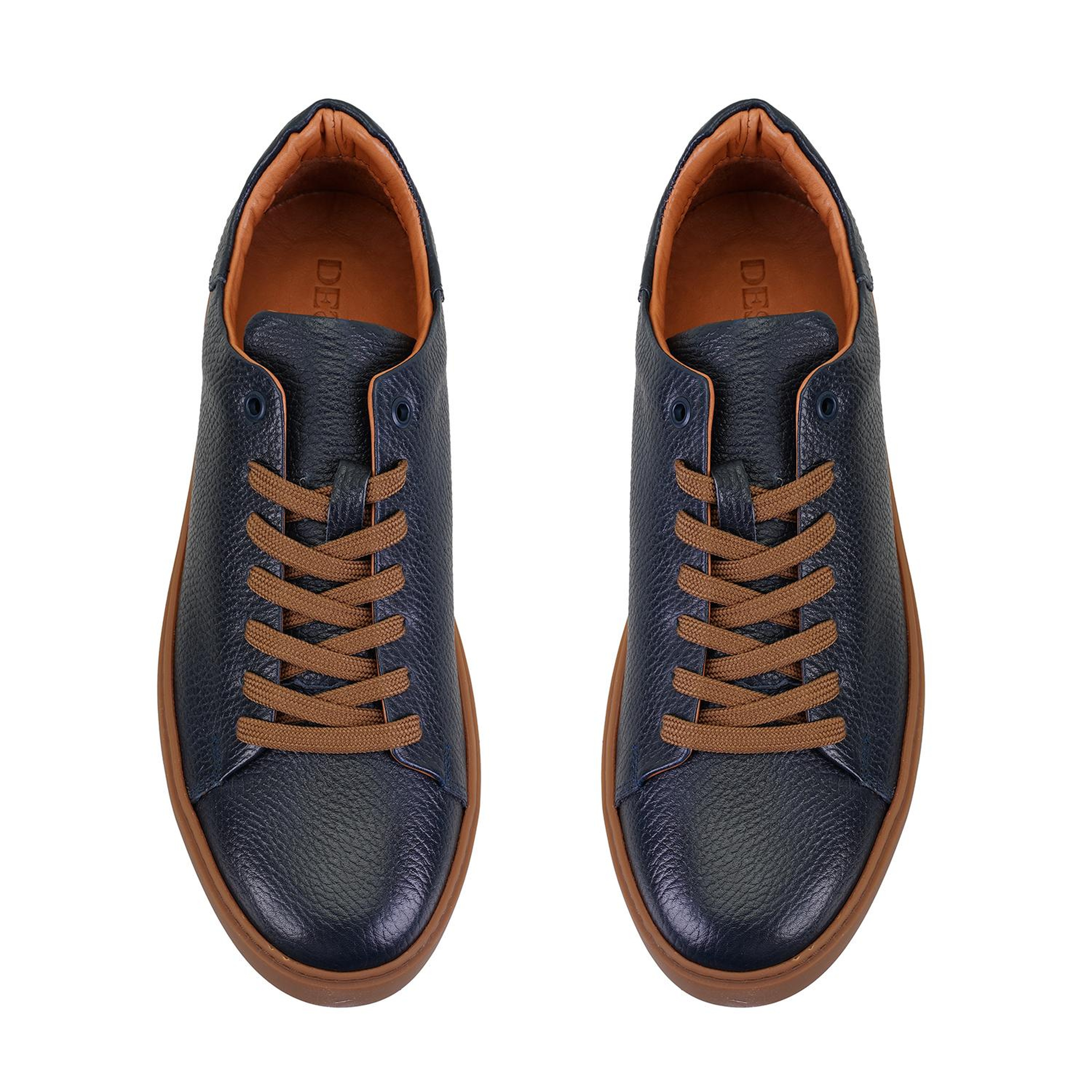 Larry Lacivert Erkek Deri Günlük Ayakkabı