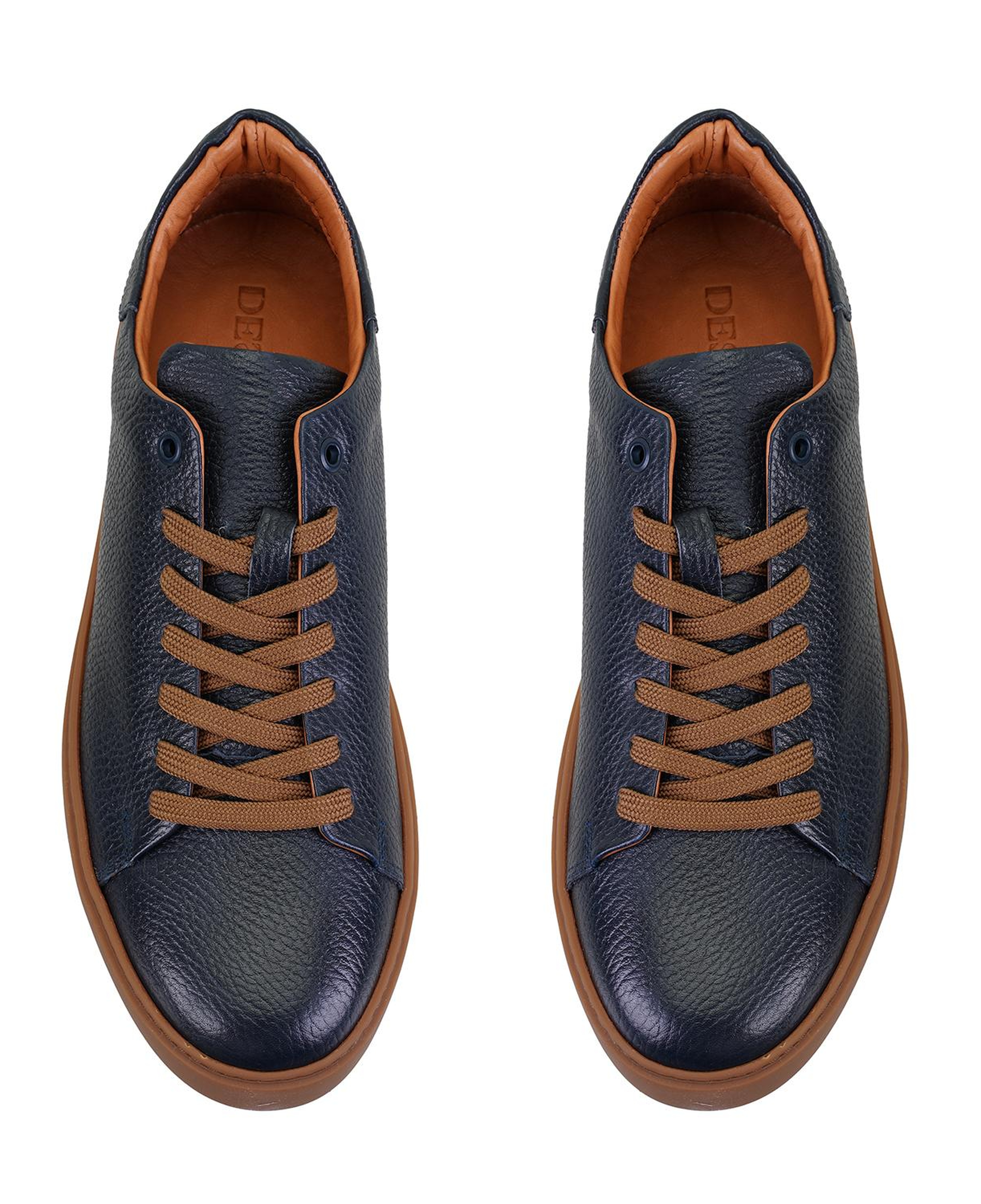 Larry Lacivert Erkek Deri Günlük Ayakkabı