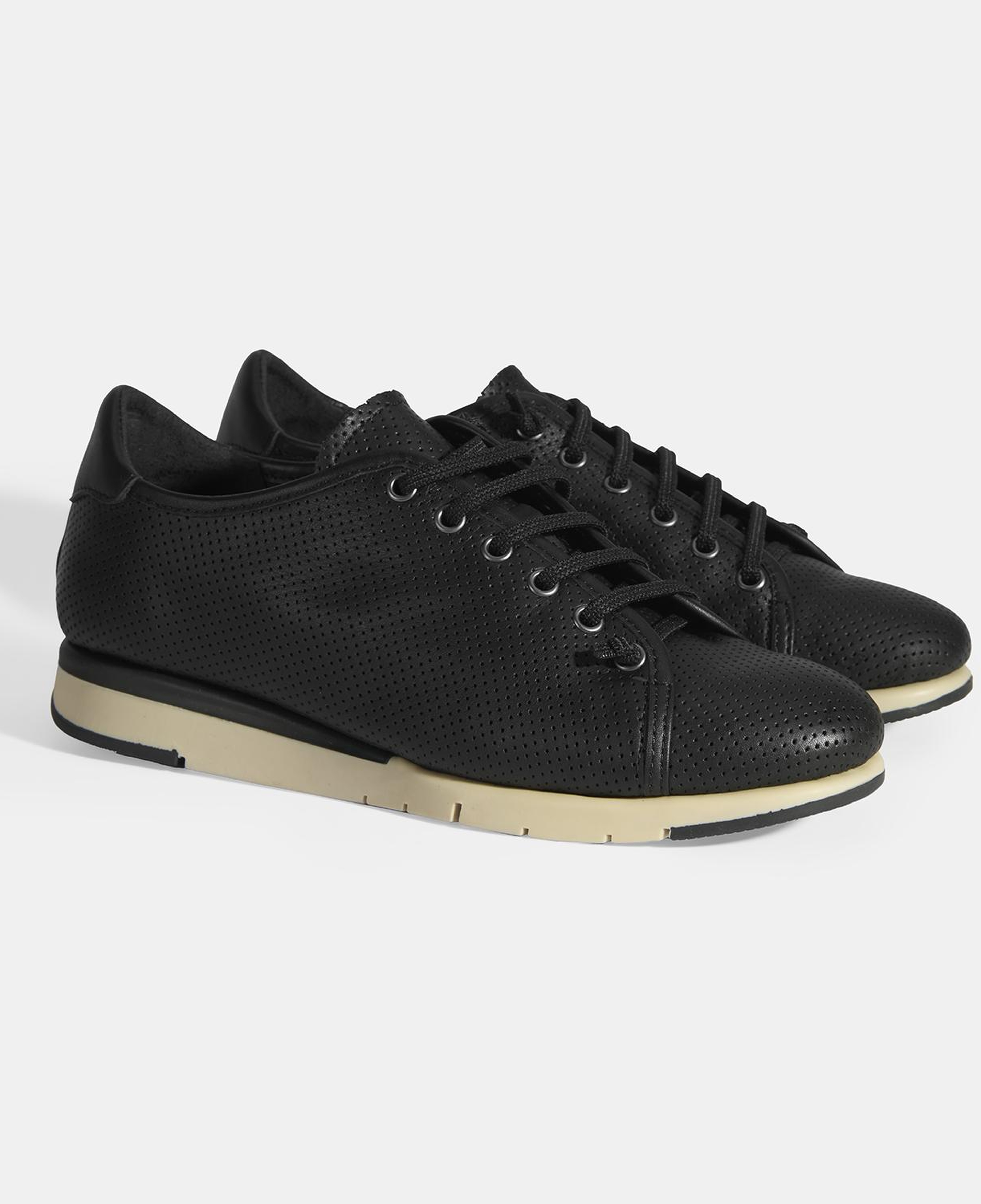 Kadın Siyah Deri DesaComfort Sneaker