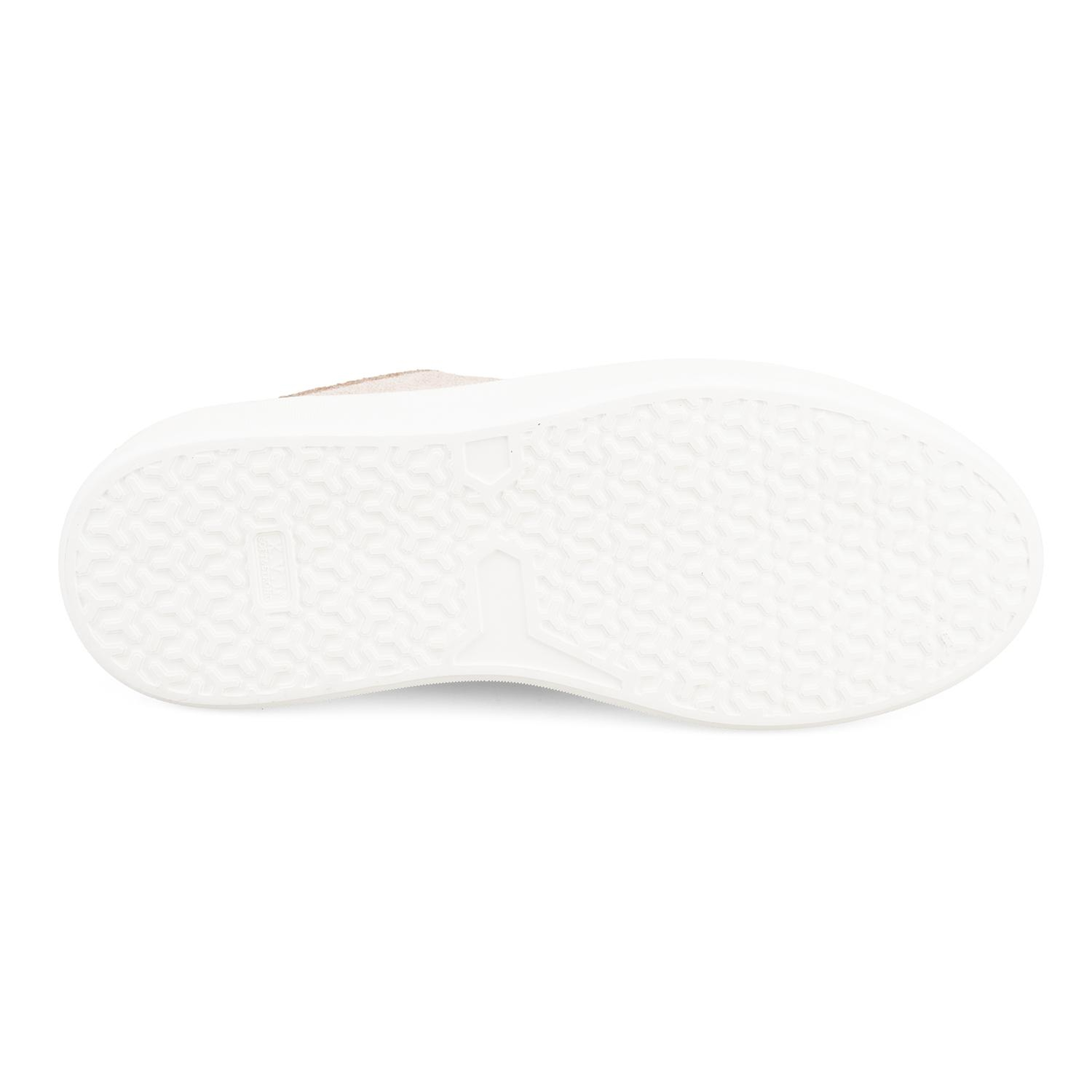 Kadın Bej Süet Deri Spor Ayakkabı