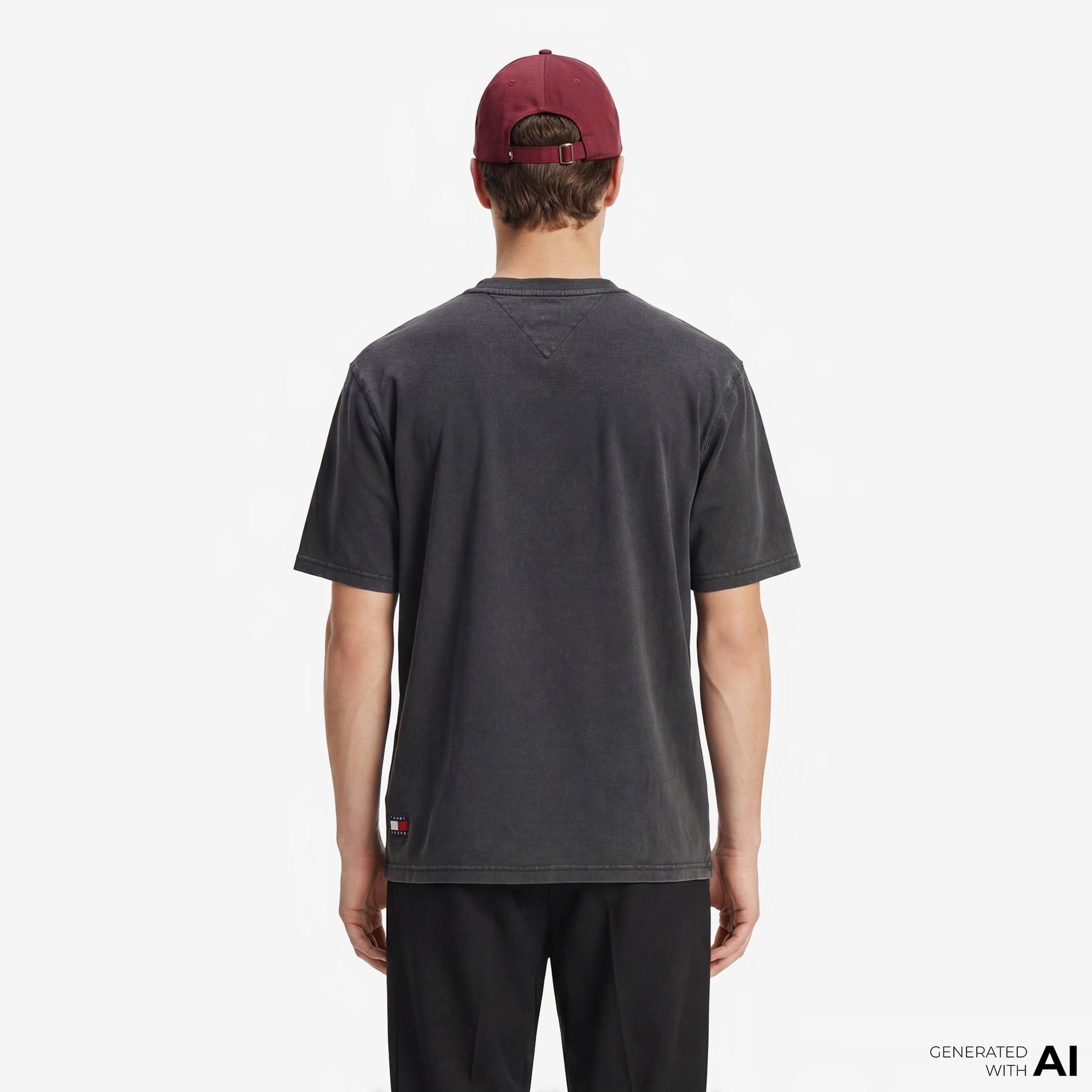 Tommy Hilfiger New Classics Erkek Siyah T-Shirt