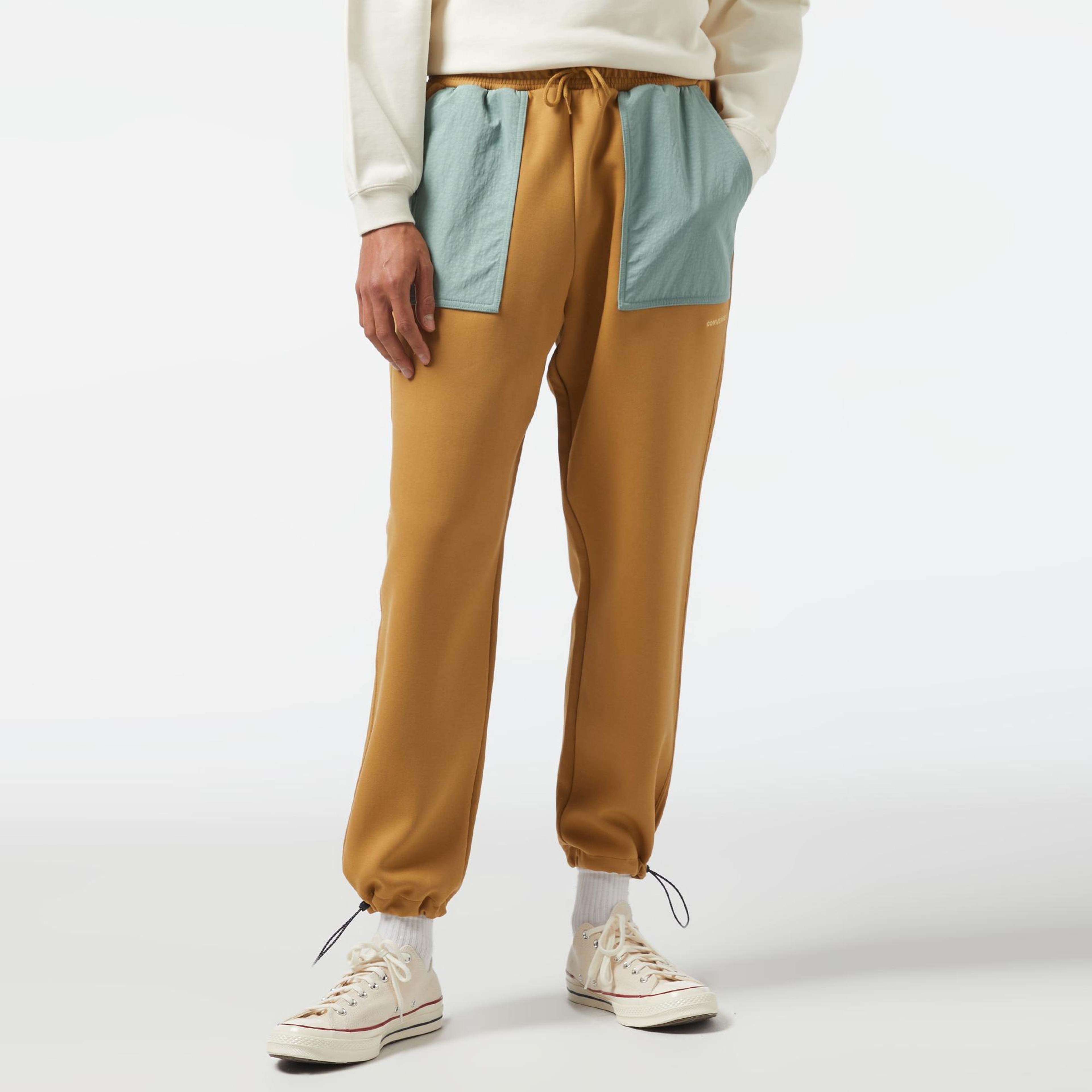 Converse Wordmark Erkek Sarı Pantolon