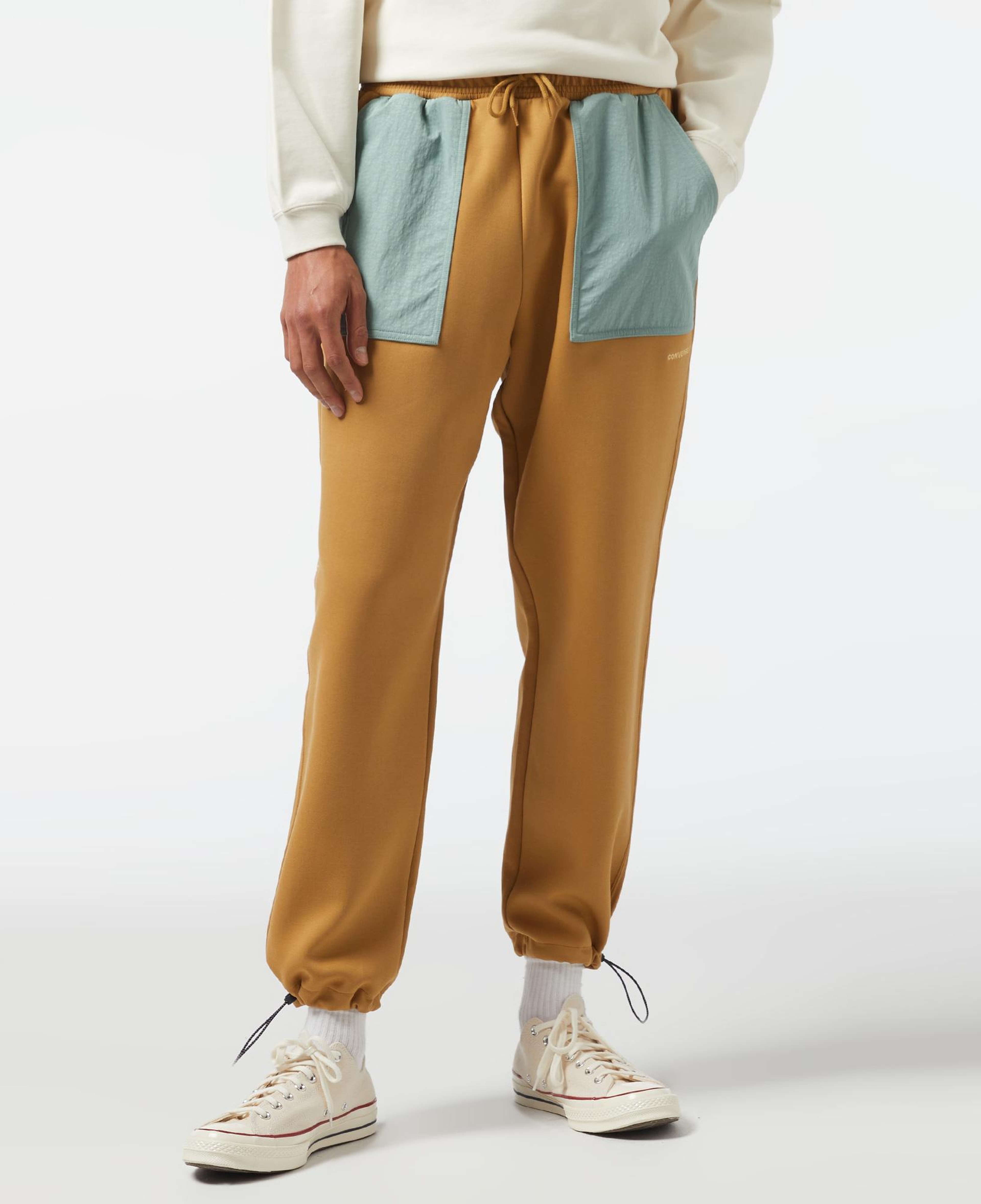 Converse Wordmark Erkek Sarı Pantolon