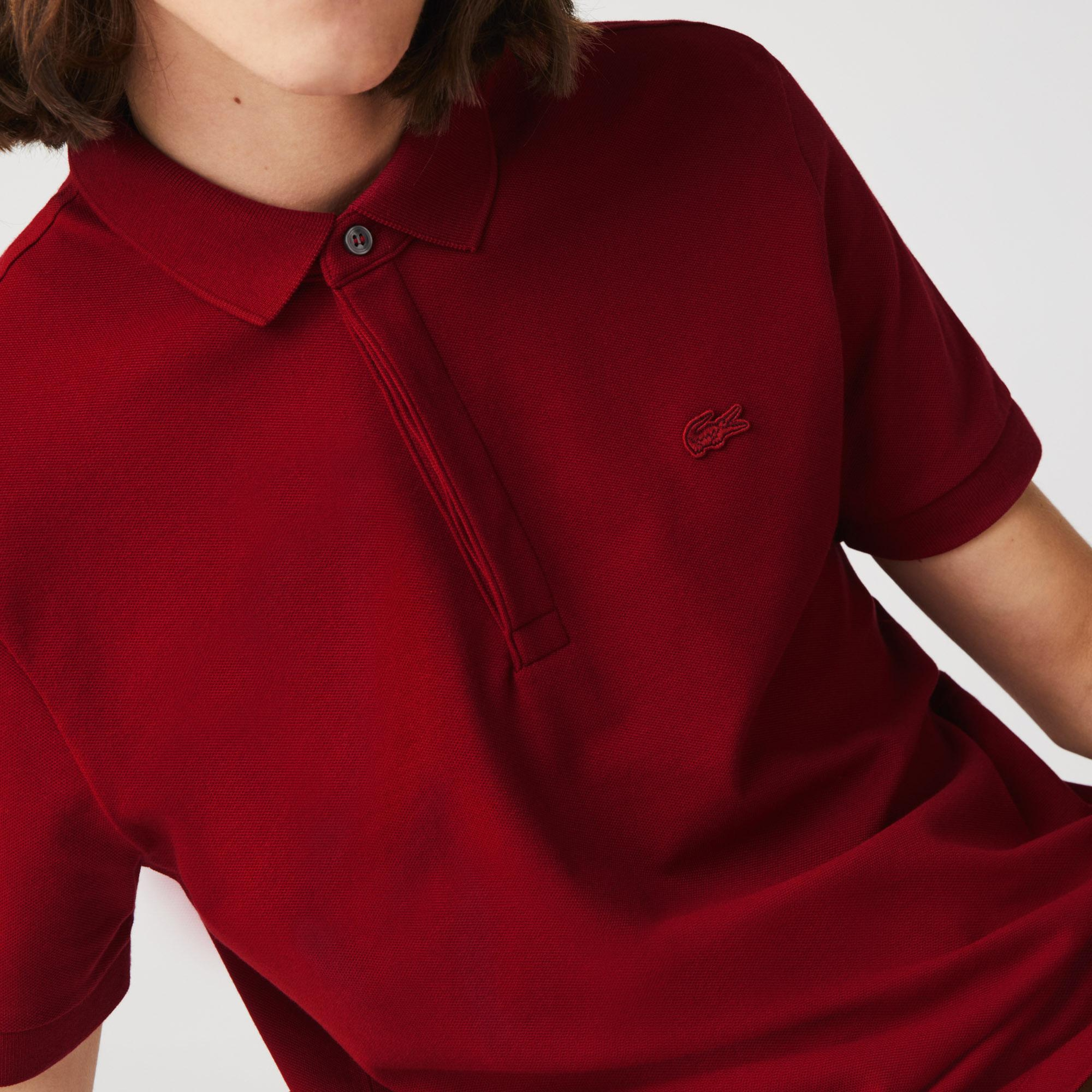 Lacoste Paris Erkek Regular Fit Bordo Polo