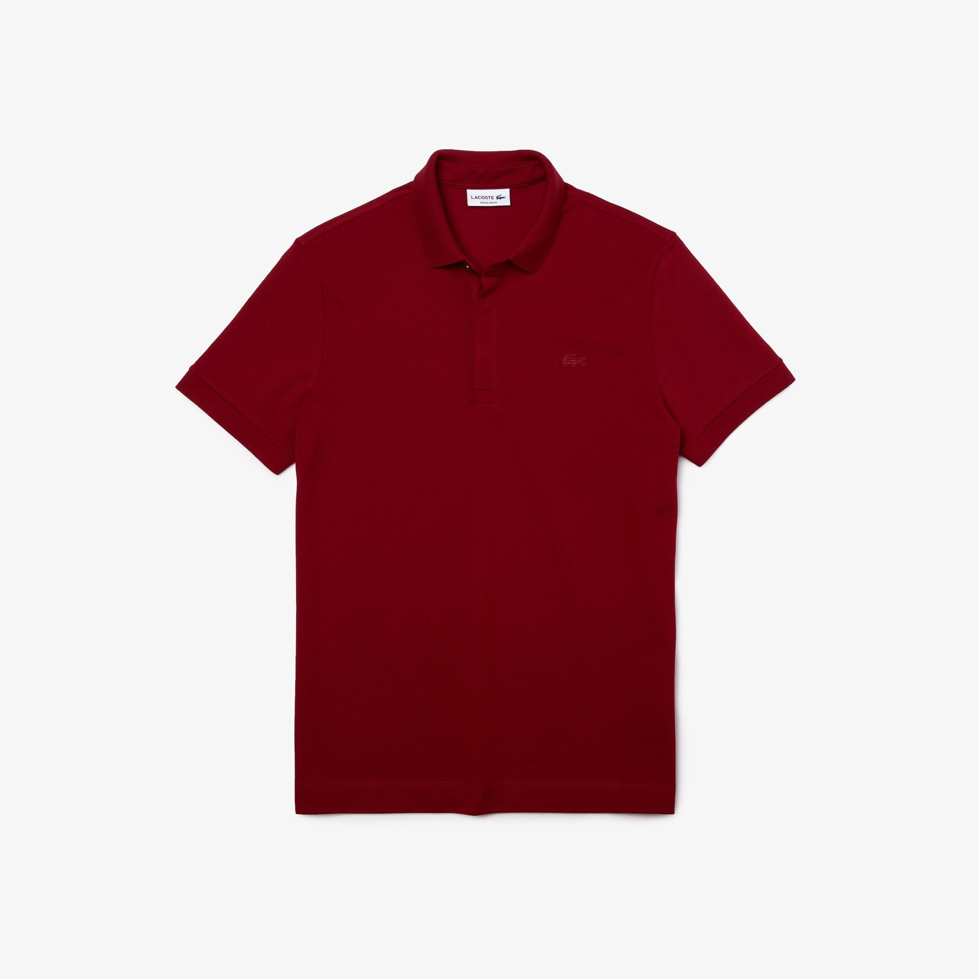 Lacoste Paris Erkek Regular Fit Bordo Polo