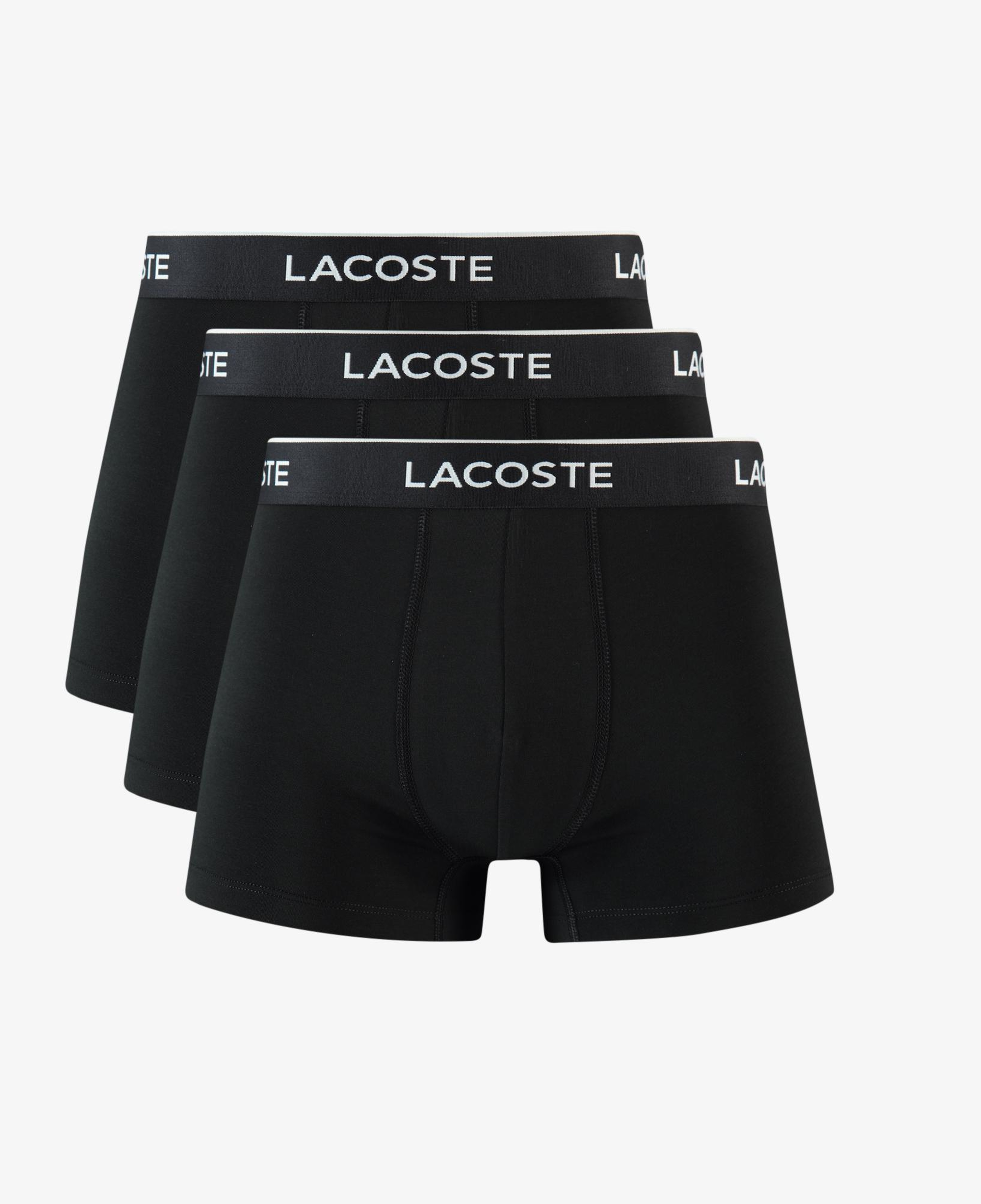 Lacoste Erkek 3'lü Siyah Boxer