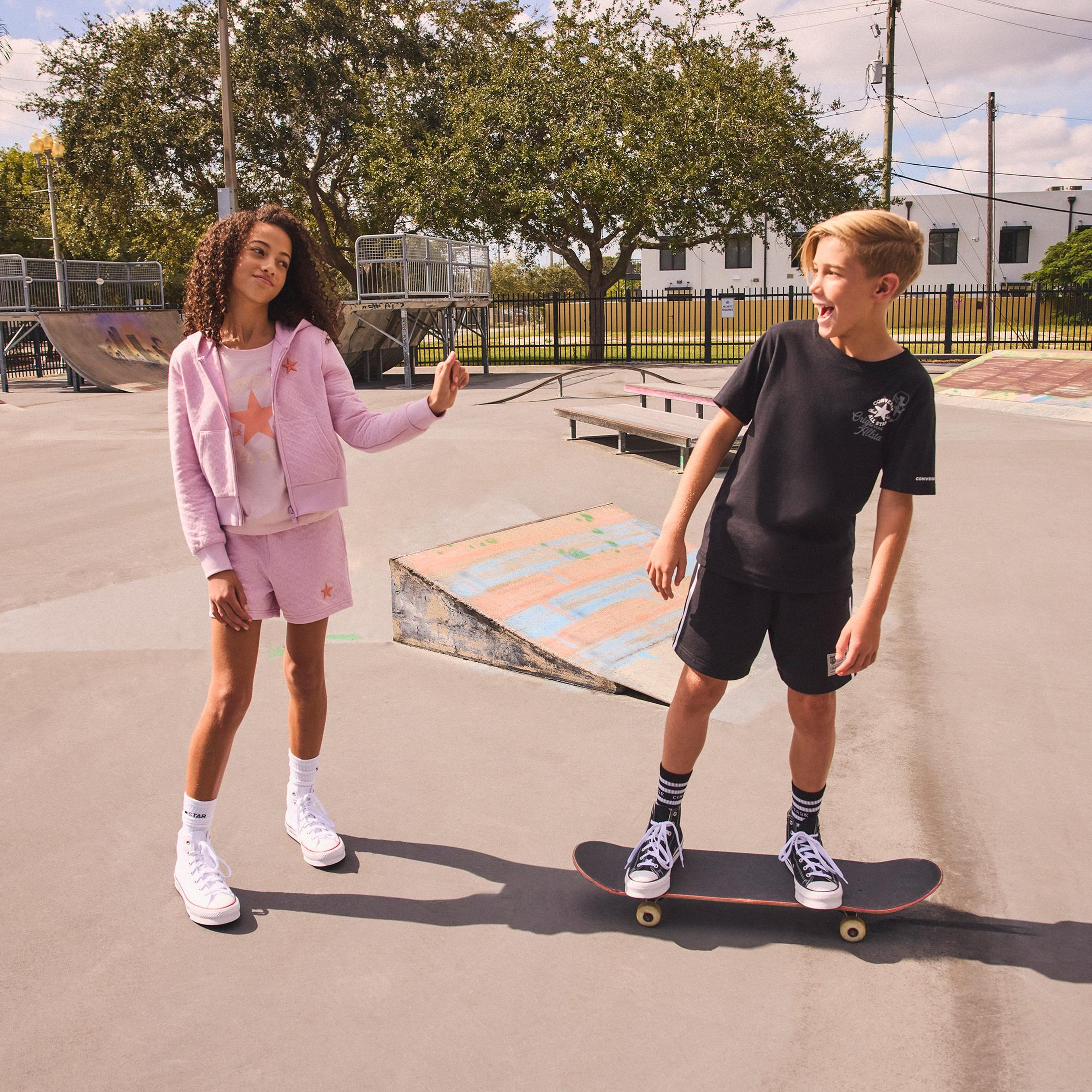 Converse Chuck Taylor Çocuk Pembe T-Shirt