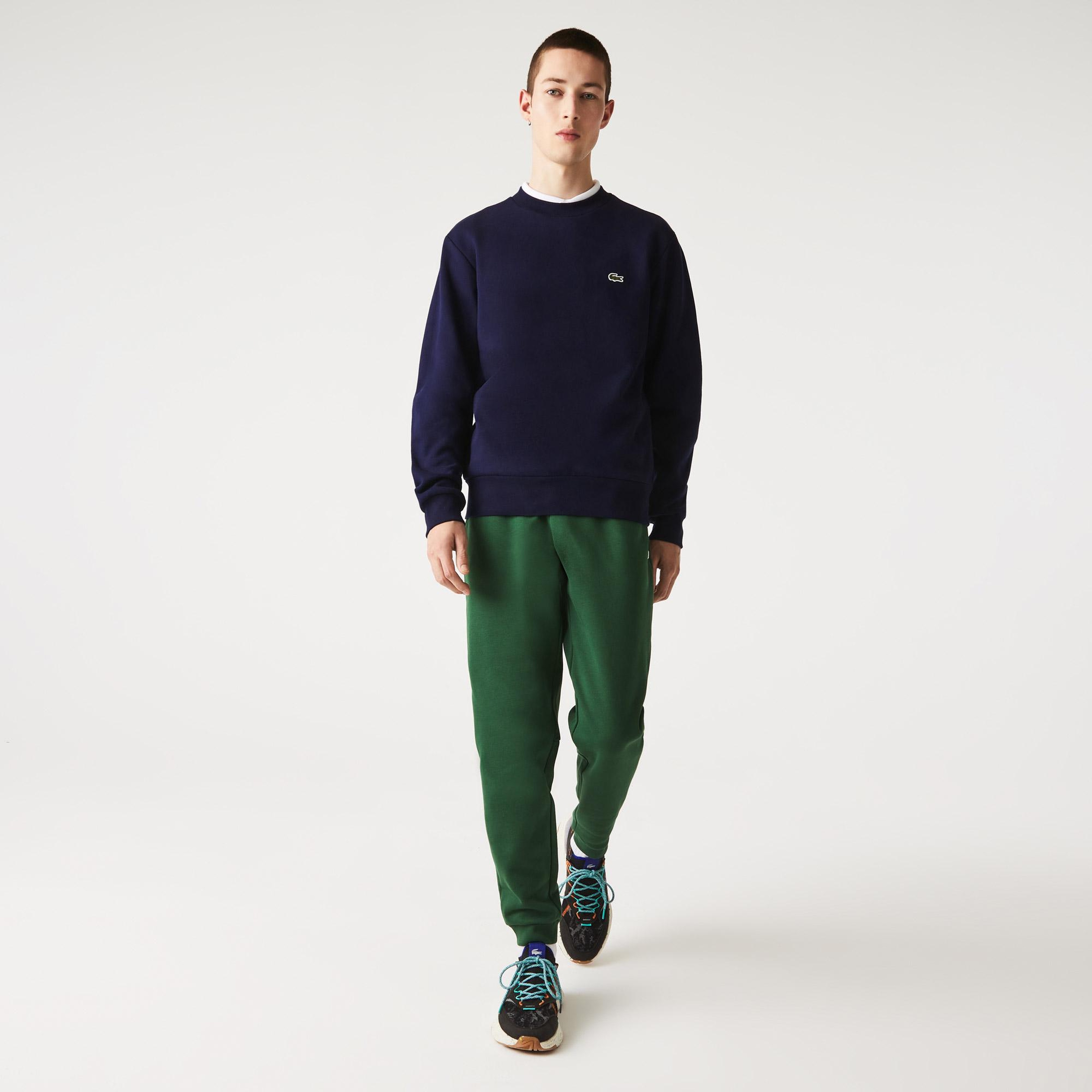 Lacoste Erkek Classic Fit Bisiklet Yaka Lacivert Sweatshirt