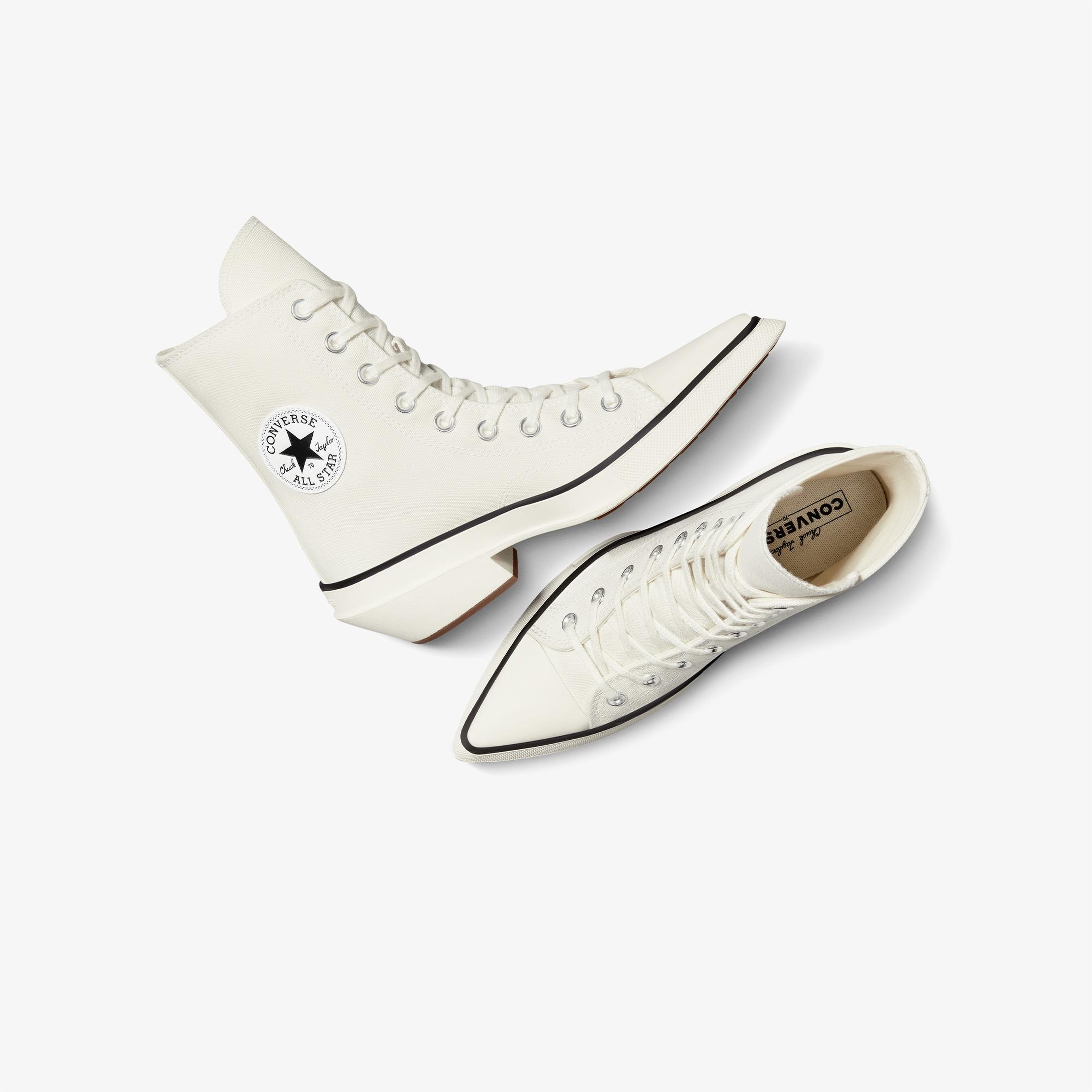 Converse Chuck De Luxe Kadın Krem Sneaker