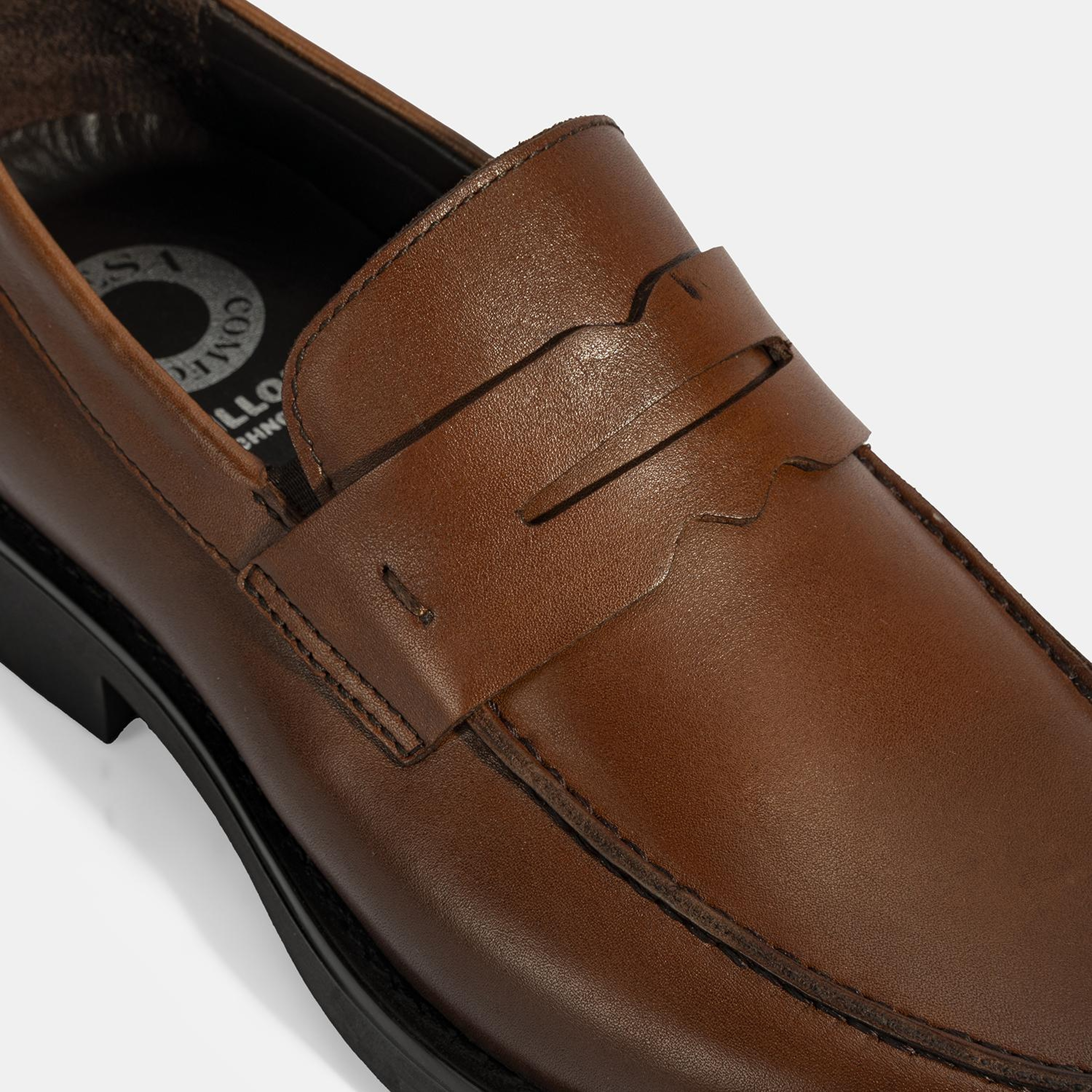 Erkek Taba DesaComfort Deri Loafer