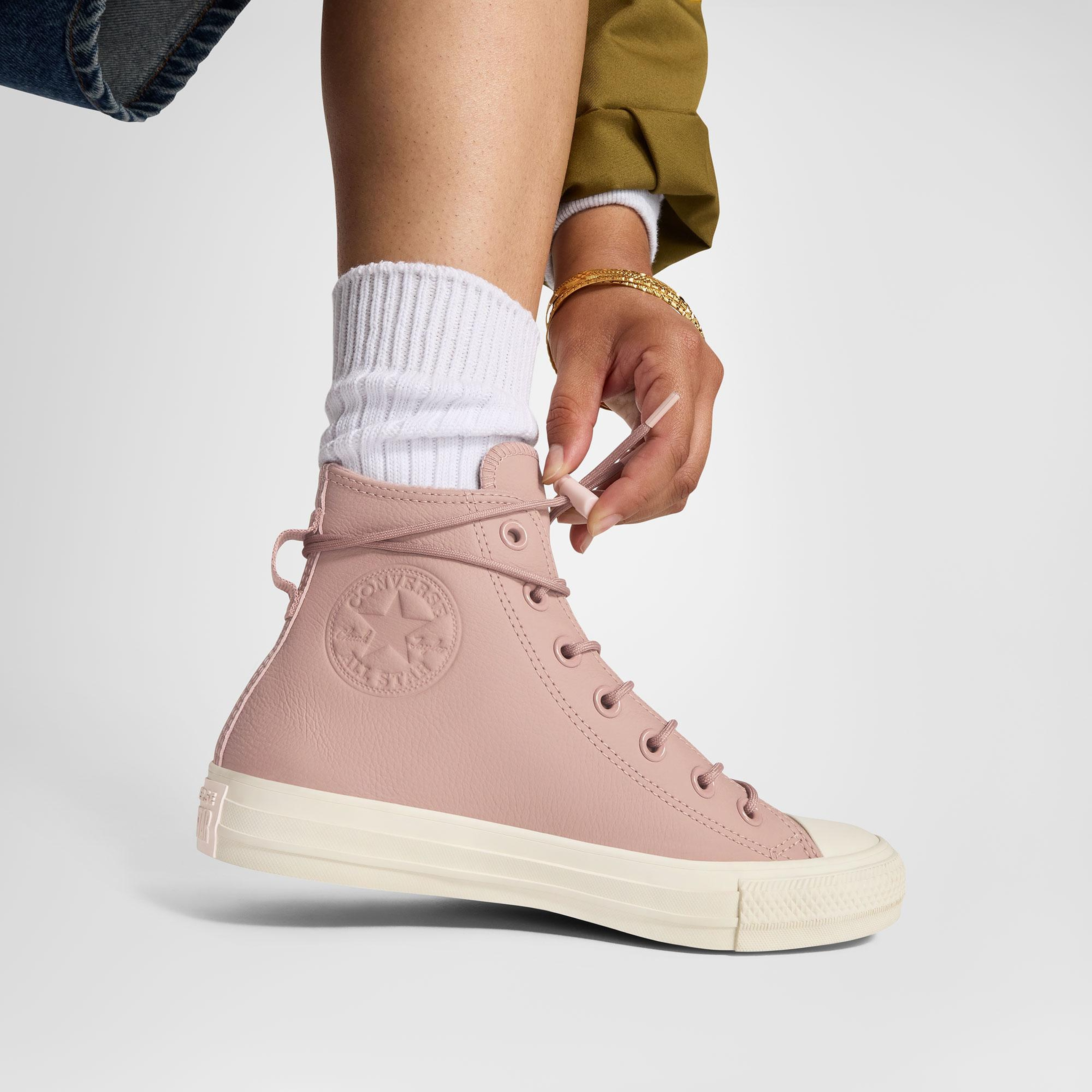 Converse Chuck Taylor All Star Unisex Pembe Deri Bot