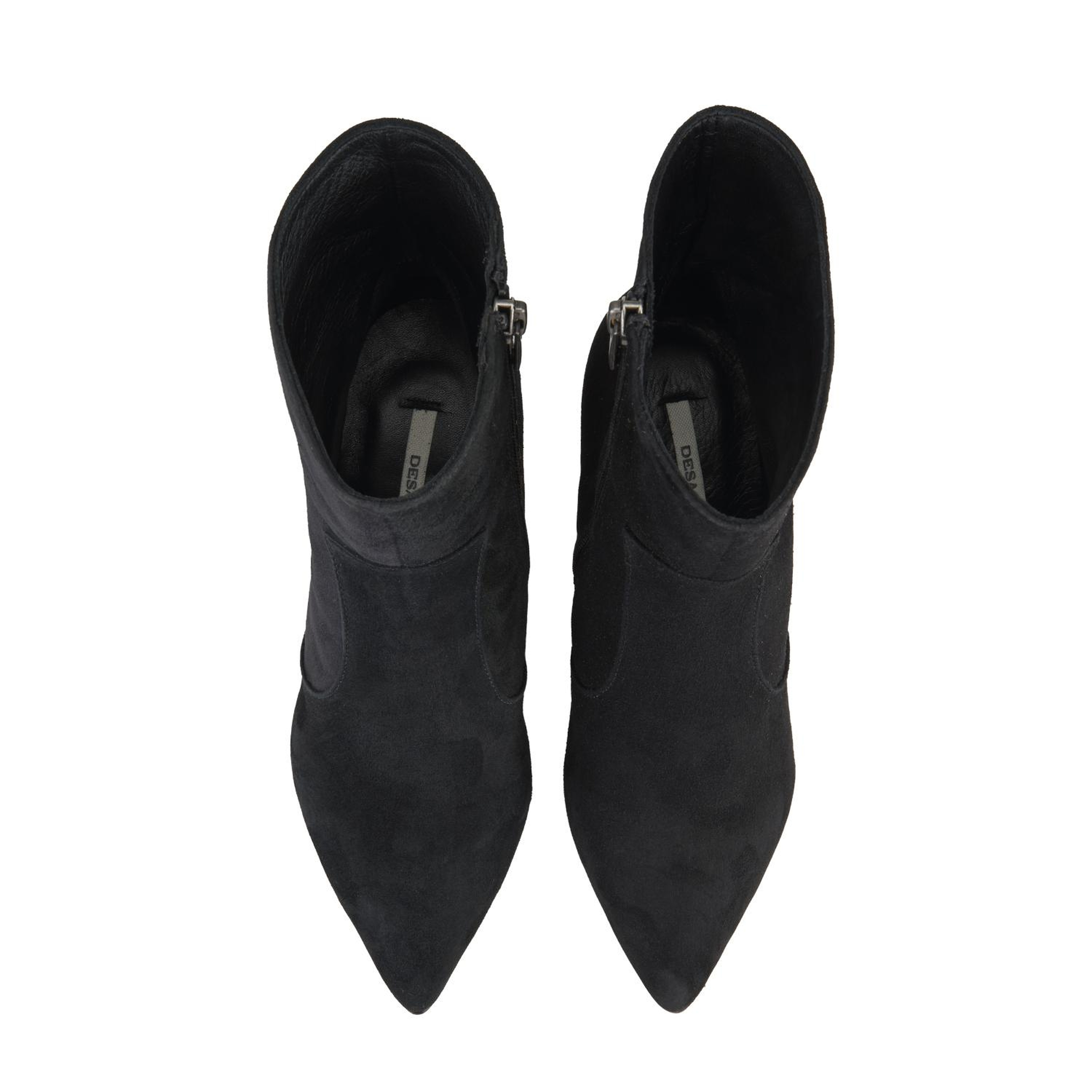 Kadın Siyah Topuklu Süet Bot