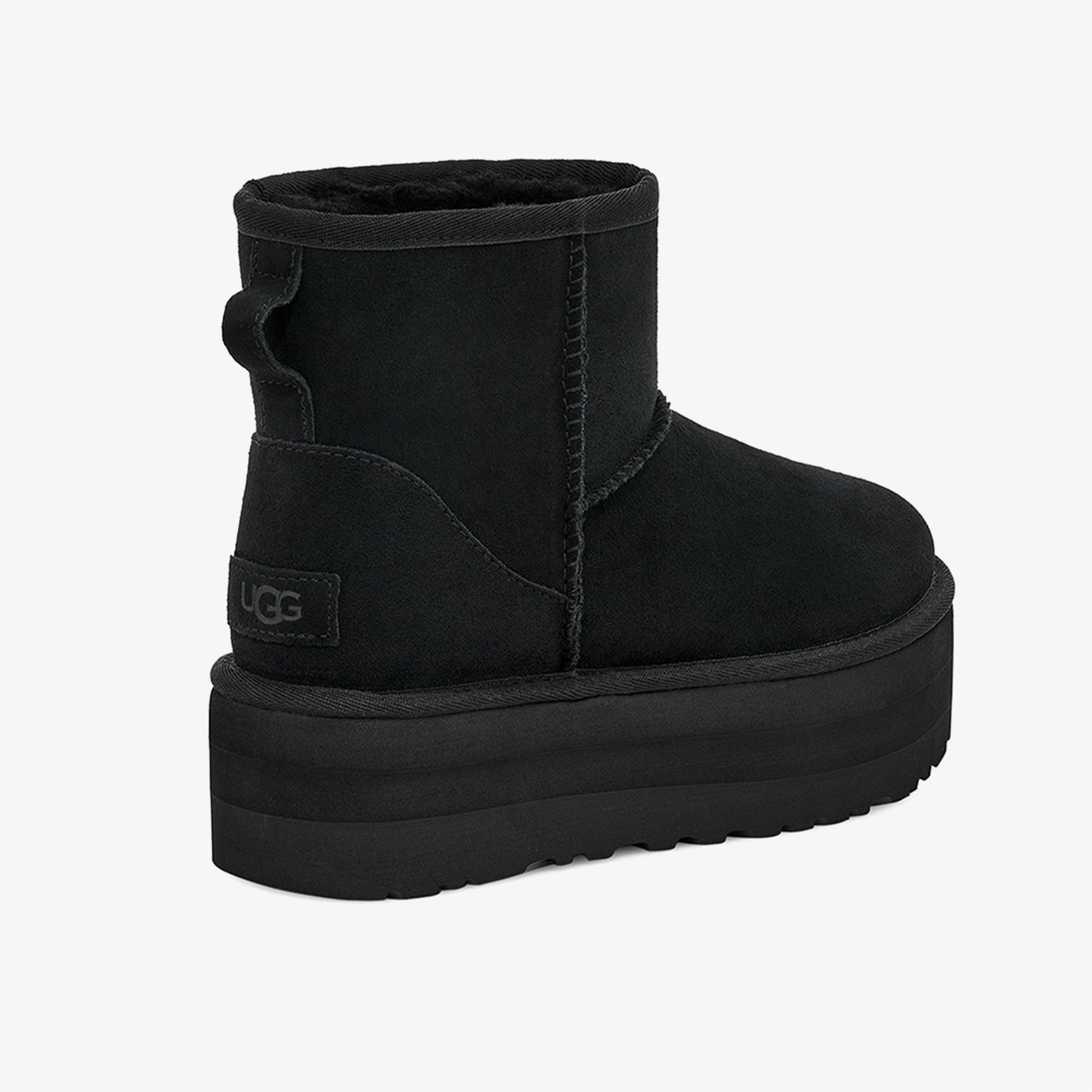 UGG Classic Mini Platform Kadın Siyah Bot