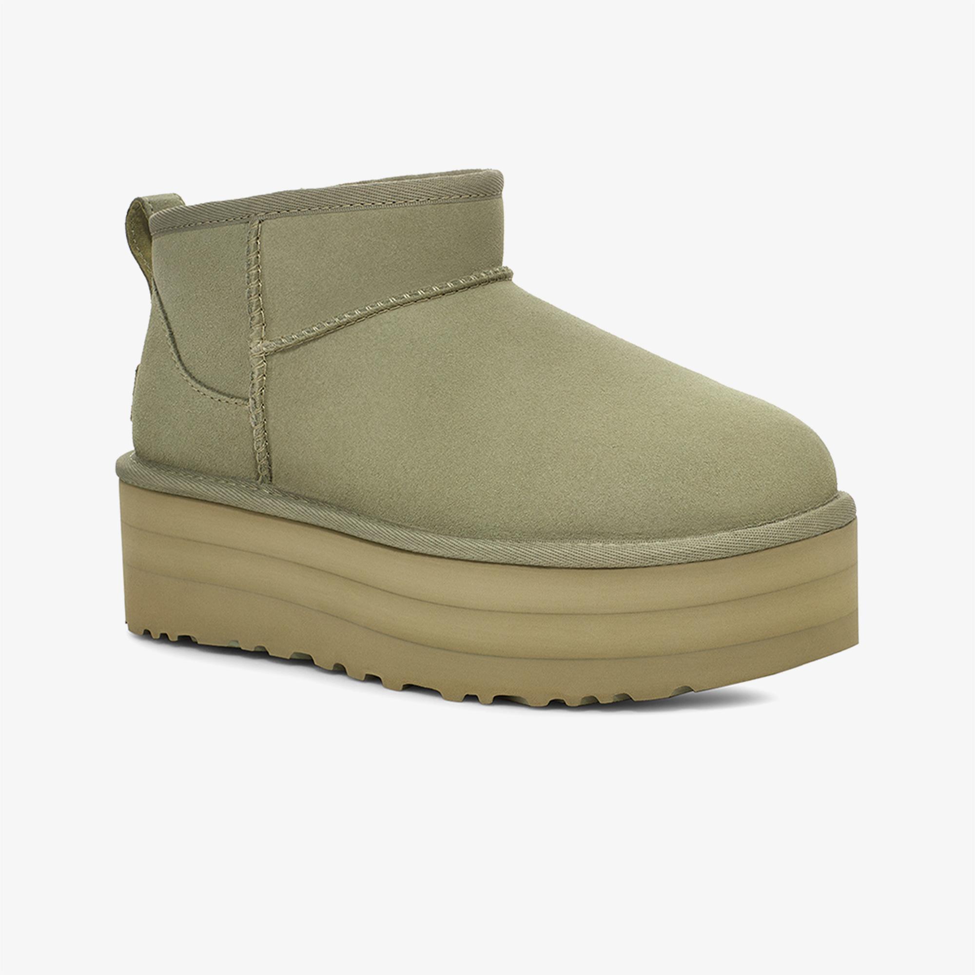 Ugg Yeşil Ugg Classic Ultra Mini Platform