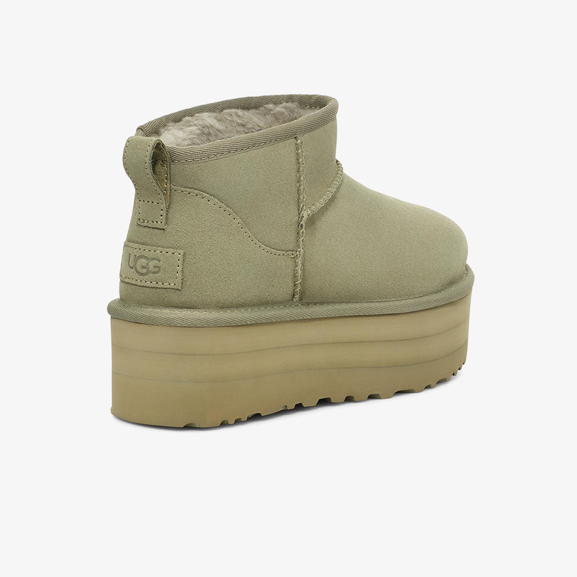 Ugg Yeşil Ugg Classic Ultra Mini Platform