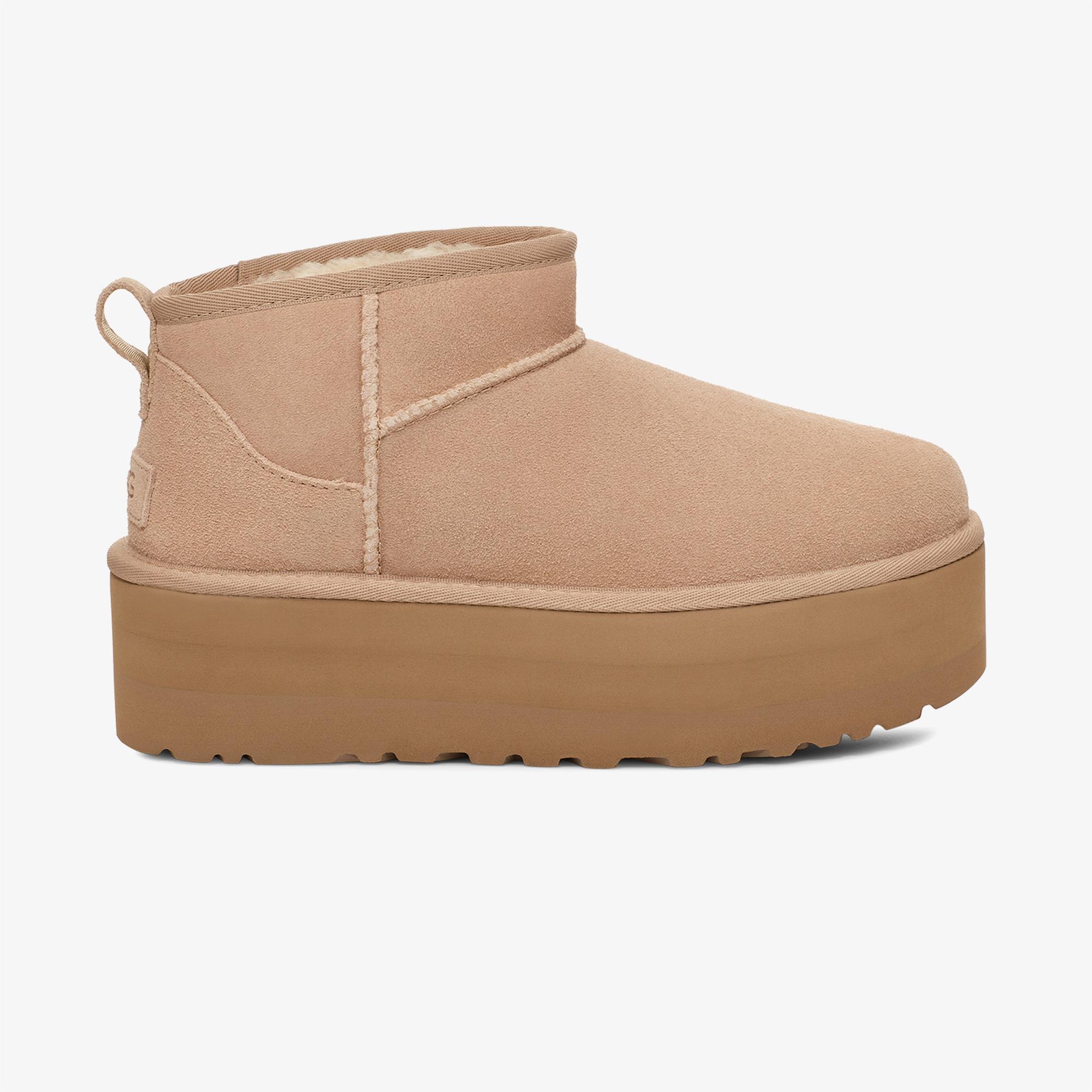 Ugg Bej Ugg Classic Ultra Mini Platform